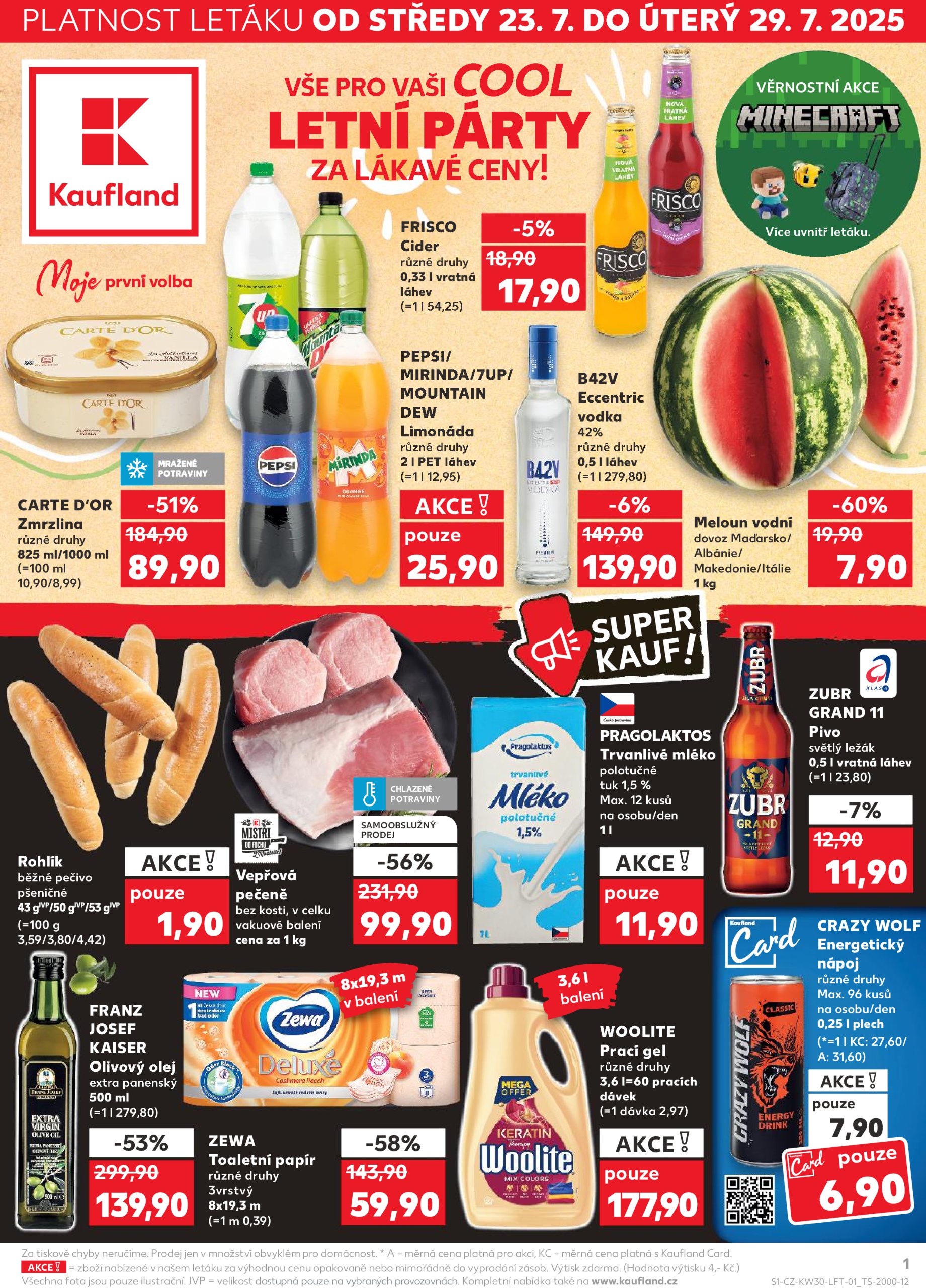 kaufland - Leták Kaufland Karviná od 23.07. do 29.07.