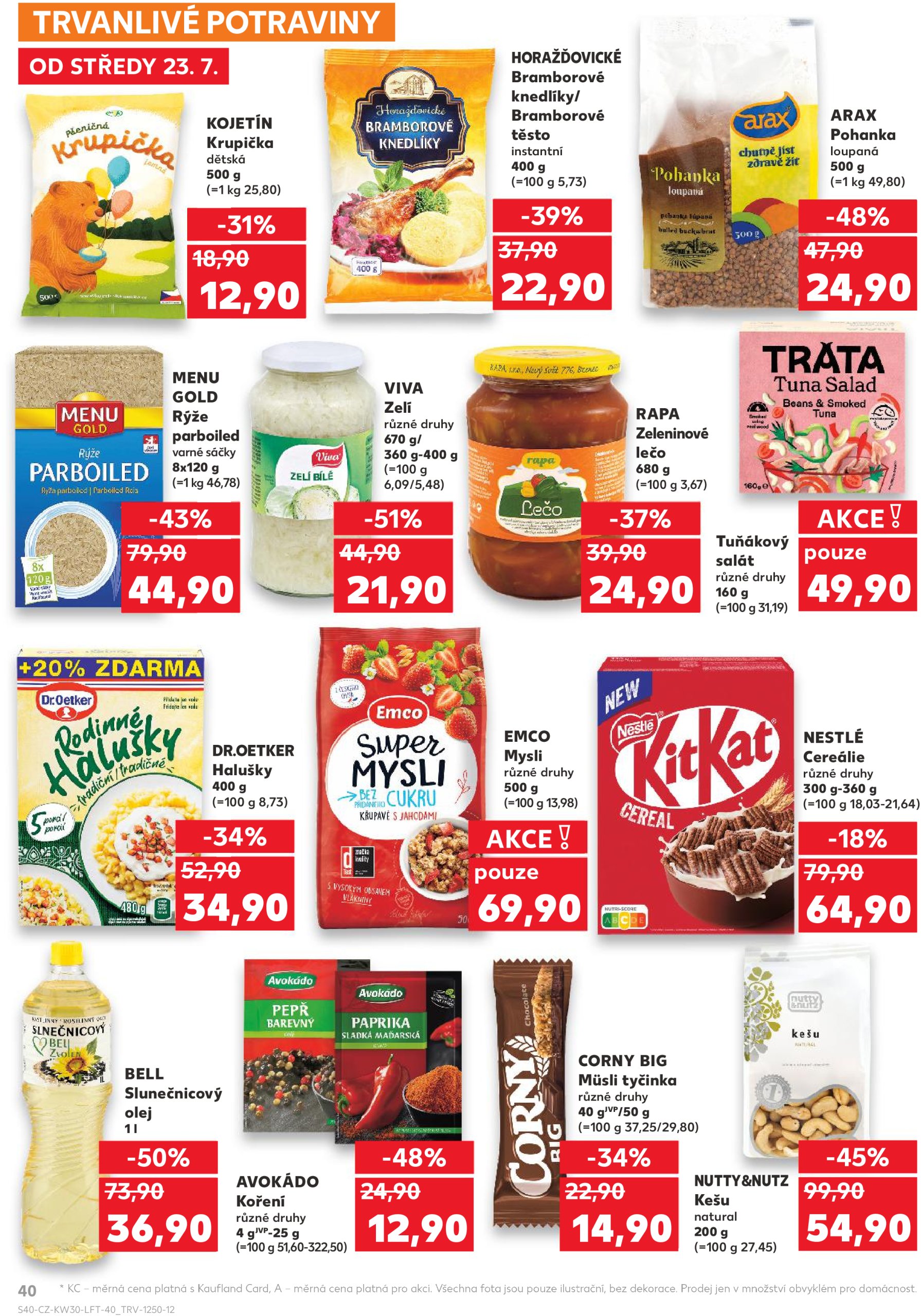 kaufland - Leták Kaufland Ostrava od 23.07. do 29.07. - page: 40