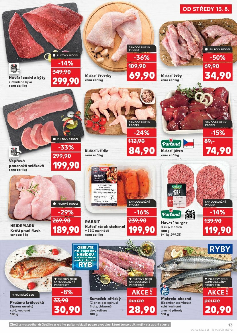 kaufland - Leták Kaufland Kolín od 13.08. do 19.08. - page: 13