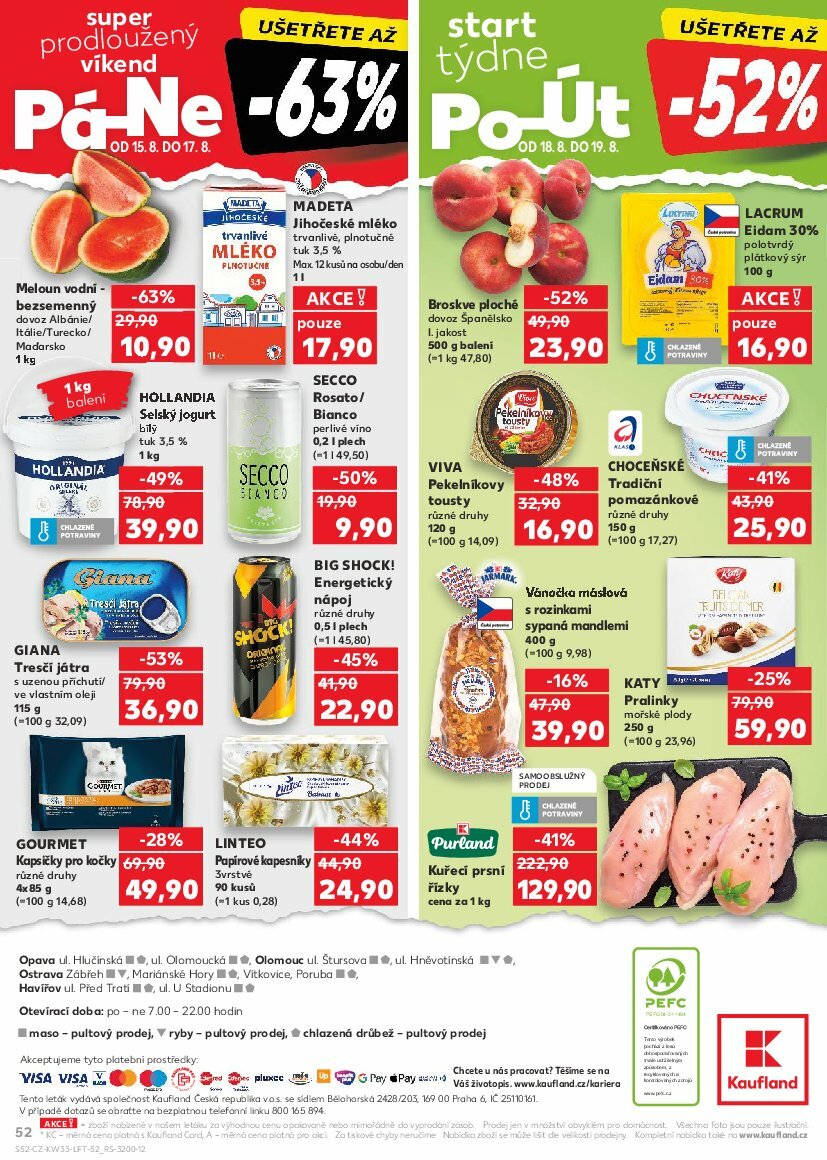 kaufland - Leták Kaufland Ostrava od 13.08. do 19.08. - page: 52