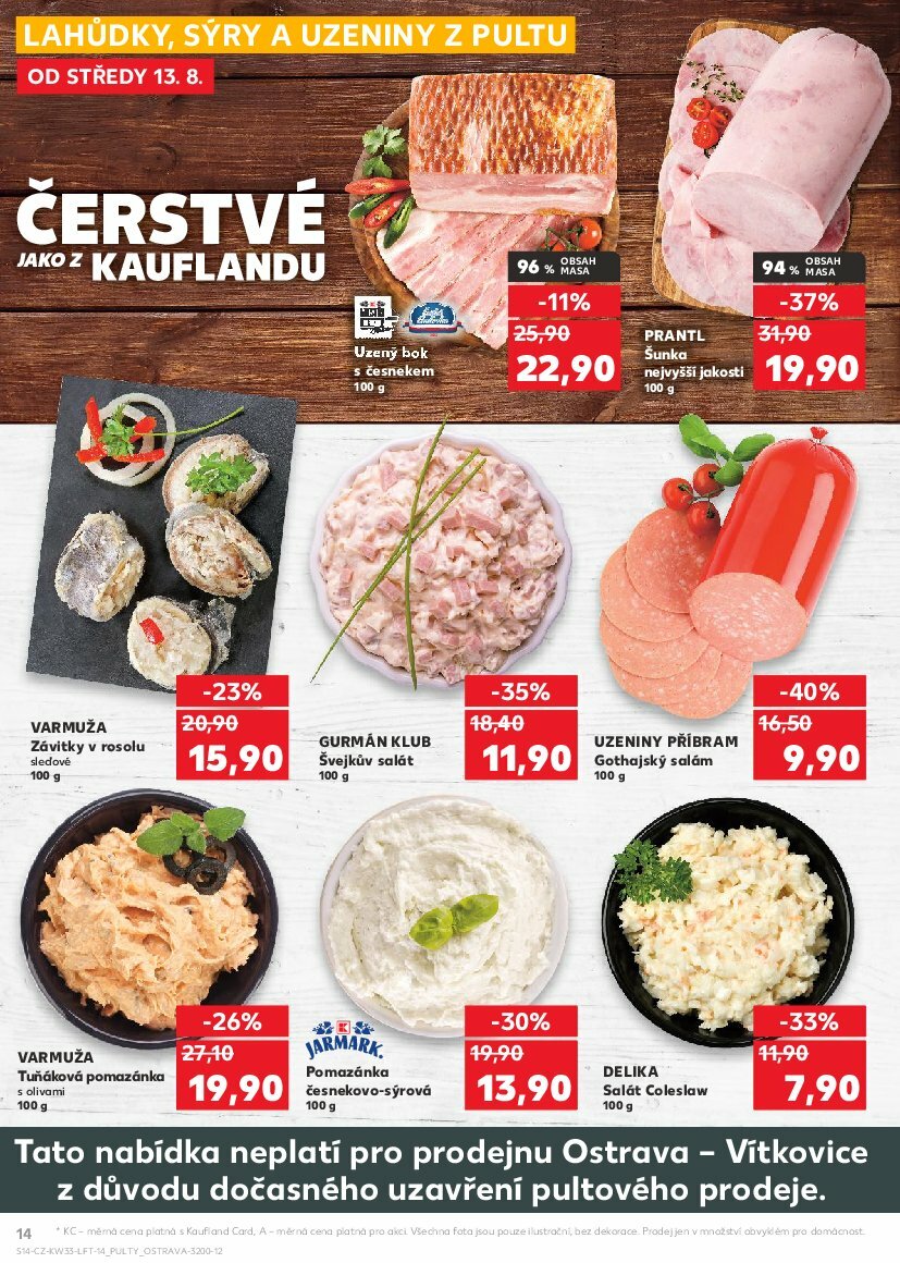 kaufland - Leták Kaufland Ostrava od 13.08. do 19.08. - page: 14