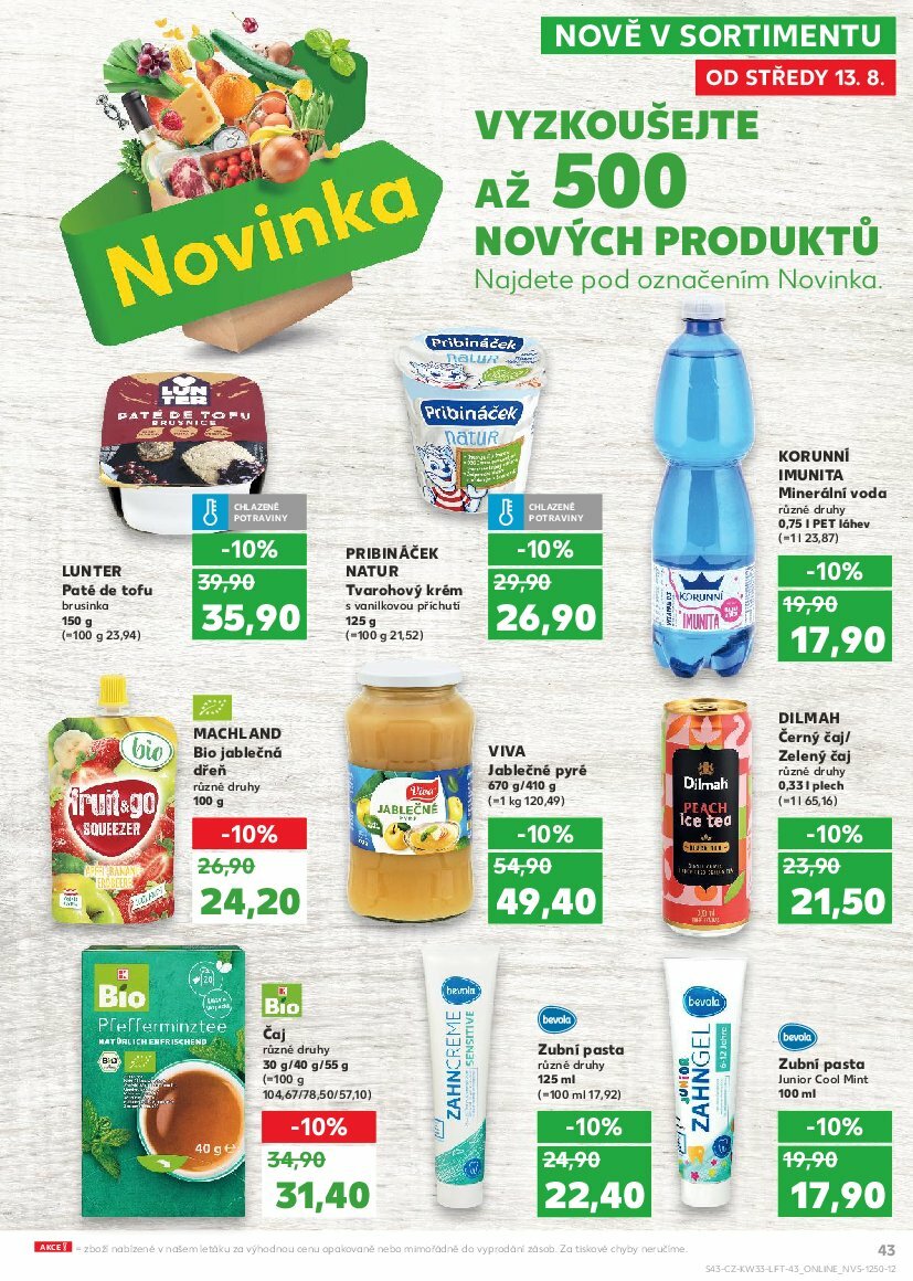 kaufland - Leták Kaufland Karviná od 13.08. do 19.08. - page: 43