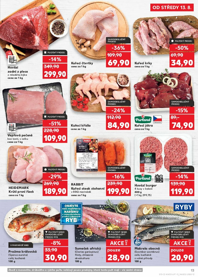 kaufland - Leták Kaufland Karviná od 13.08. do 19.08. - page: 13