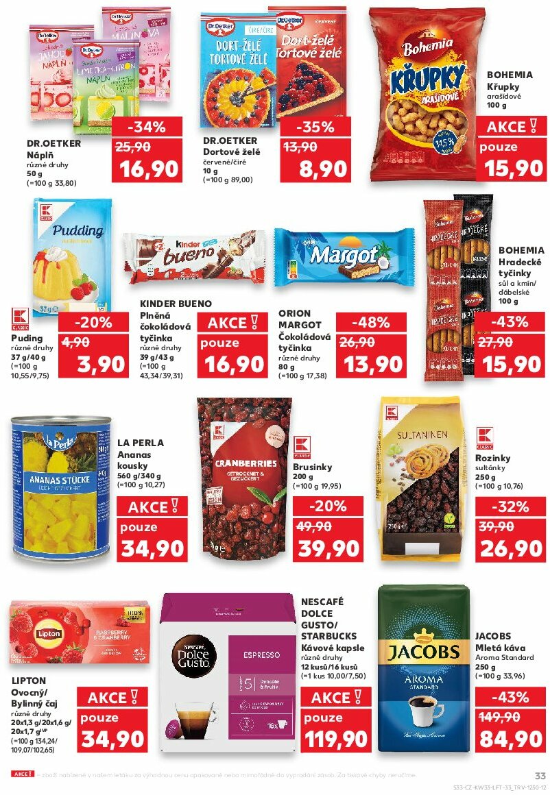 kaufland - Leták Kaufland Praha 4 od 13.08. do 19.08. - page: 33