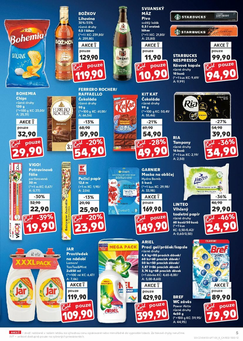 kaufland - Leták Kaufland Praha 4 od 13.08. do 19.08. - page: 5