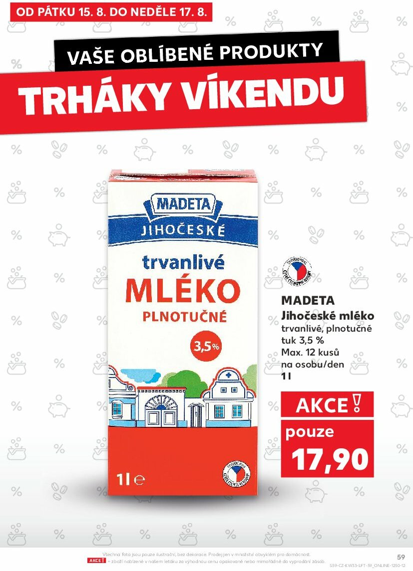 kaufland - Leták Kaufland Praha 4 od 13.08. do 19.08. - page: 59