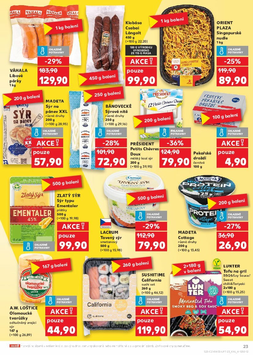 kaufland - Leták Kaufland Praha 4 od 13.08. do 19.08. - page: 23