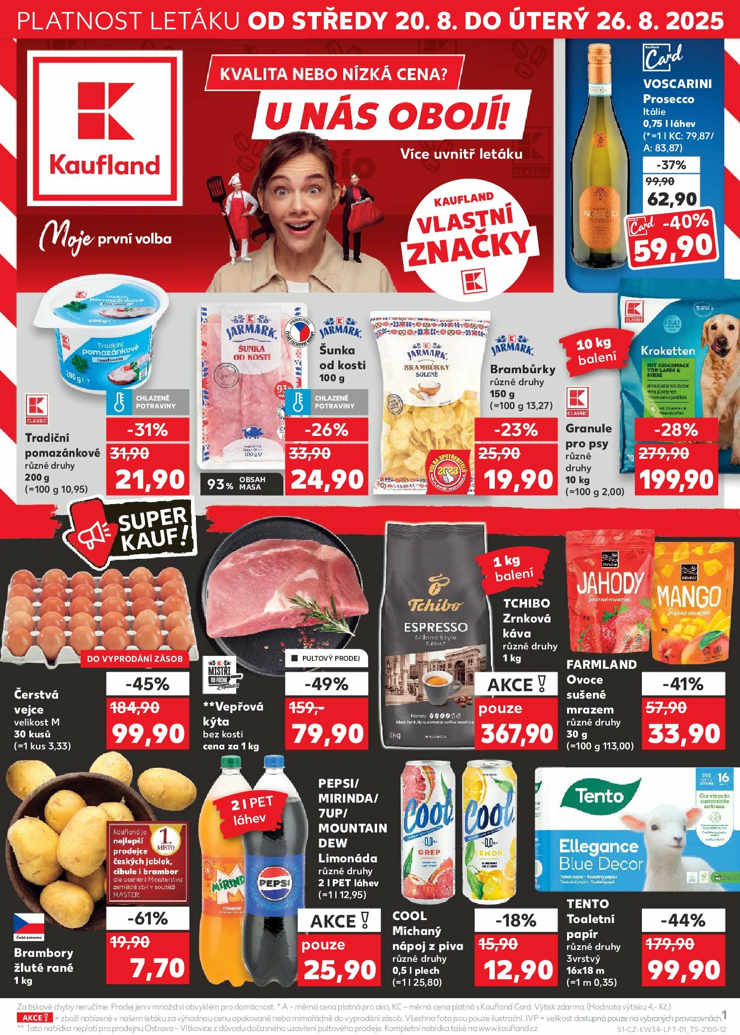 kaufland - Leták Kaufland Ostrava od 20.08. do 26.08.