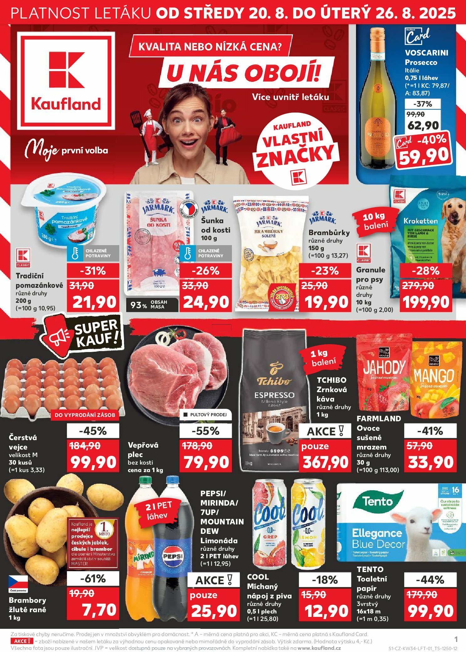 kaufland - Leták Kaufland Kolín od 20.08. do 26.08.