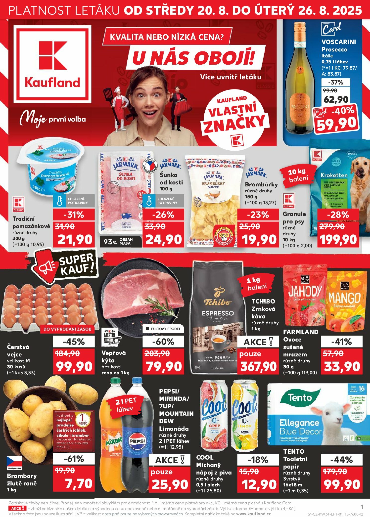 kaufland - Leták Kaufland Karviná od 20.08. do 26.08.