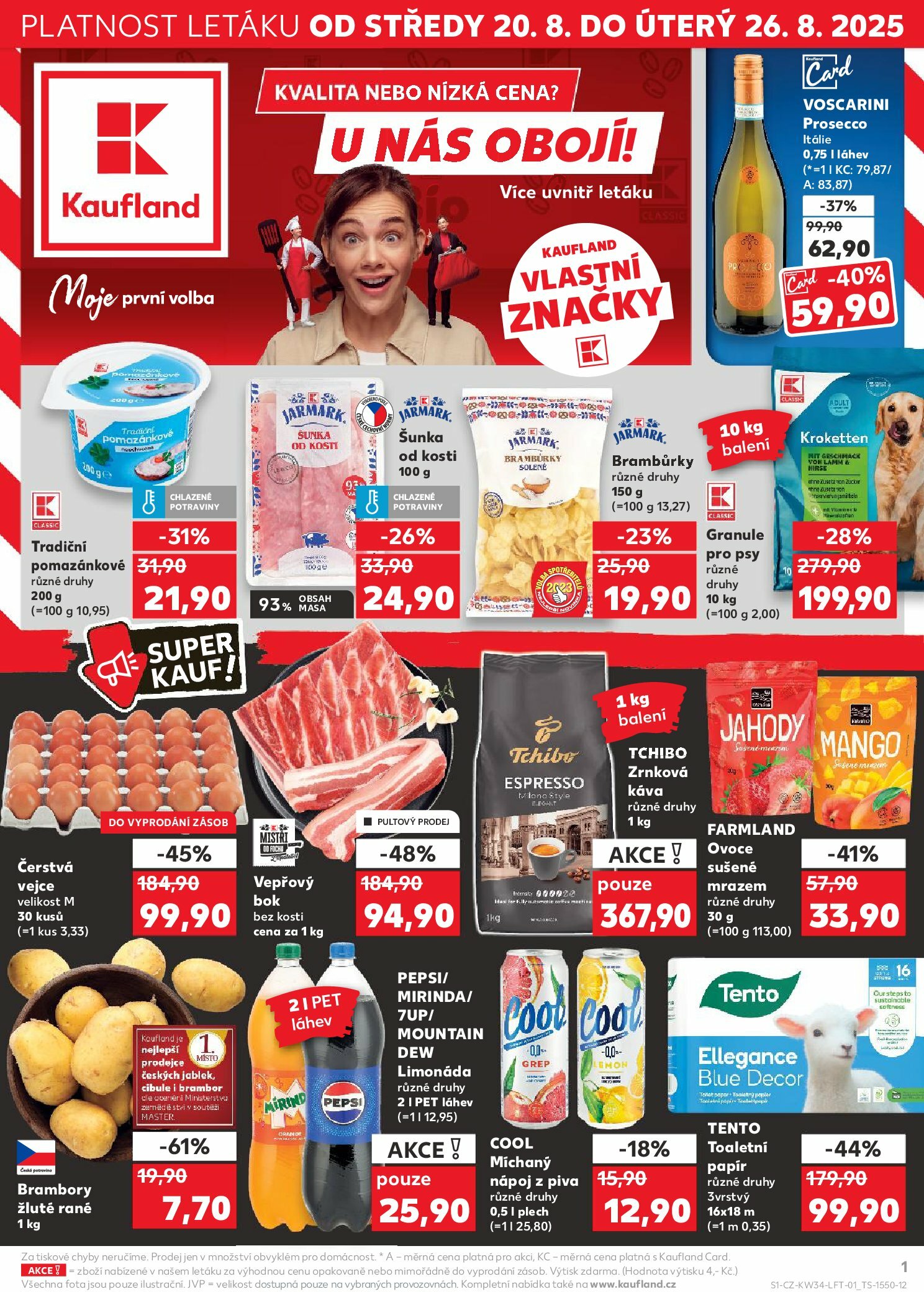 kaufland - Leták Kaufland Praha 4 od 20.08. do 26.08.