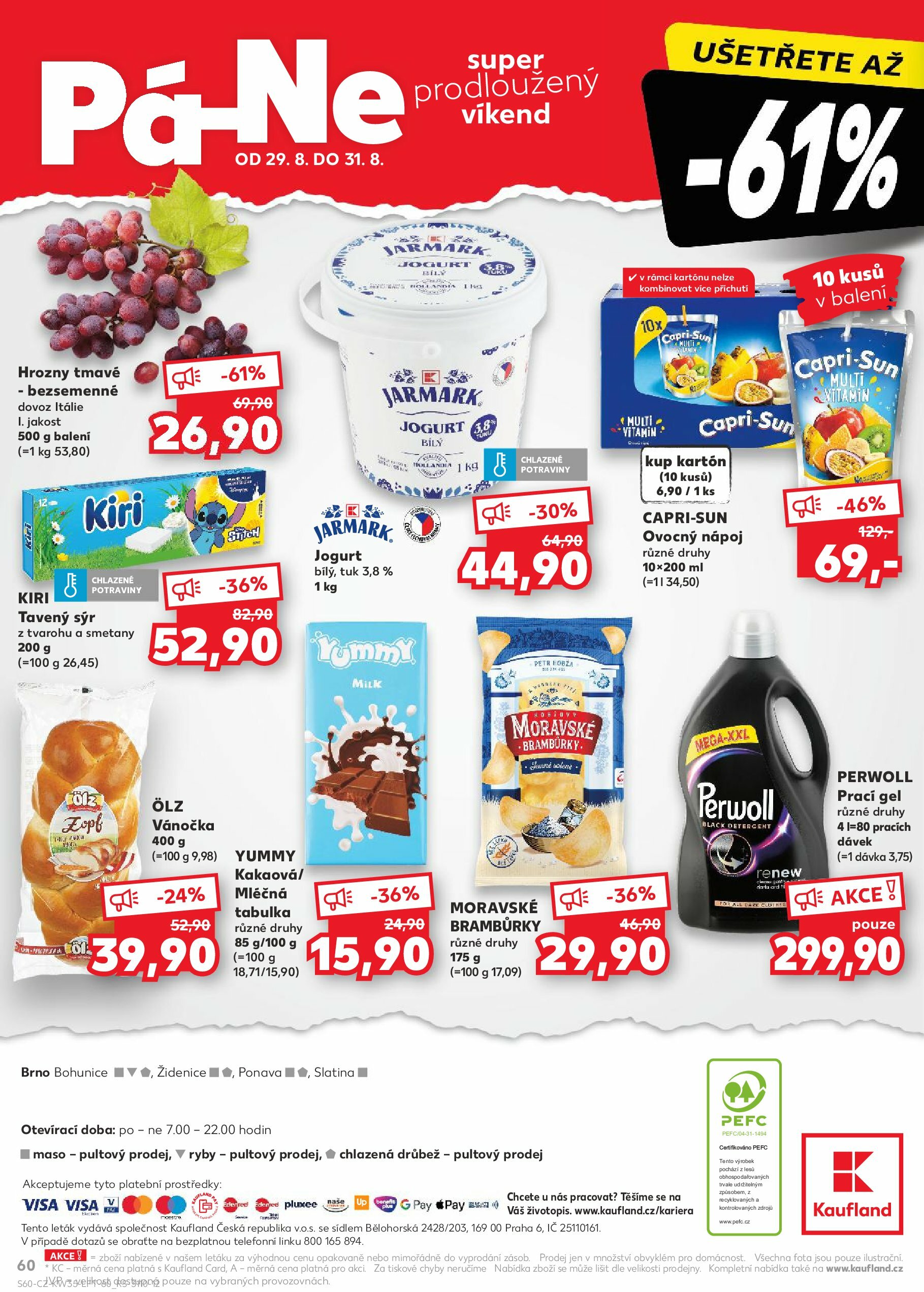 kaufland - Leták Kaufland Brno od 27.08. do 02.09. - page: 60 kaufland - Leták Kaufland Brno od 27.08. do 02.09. - page: 60