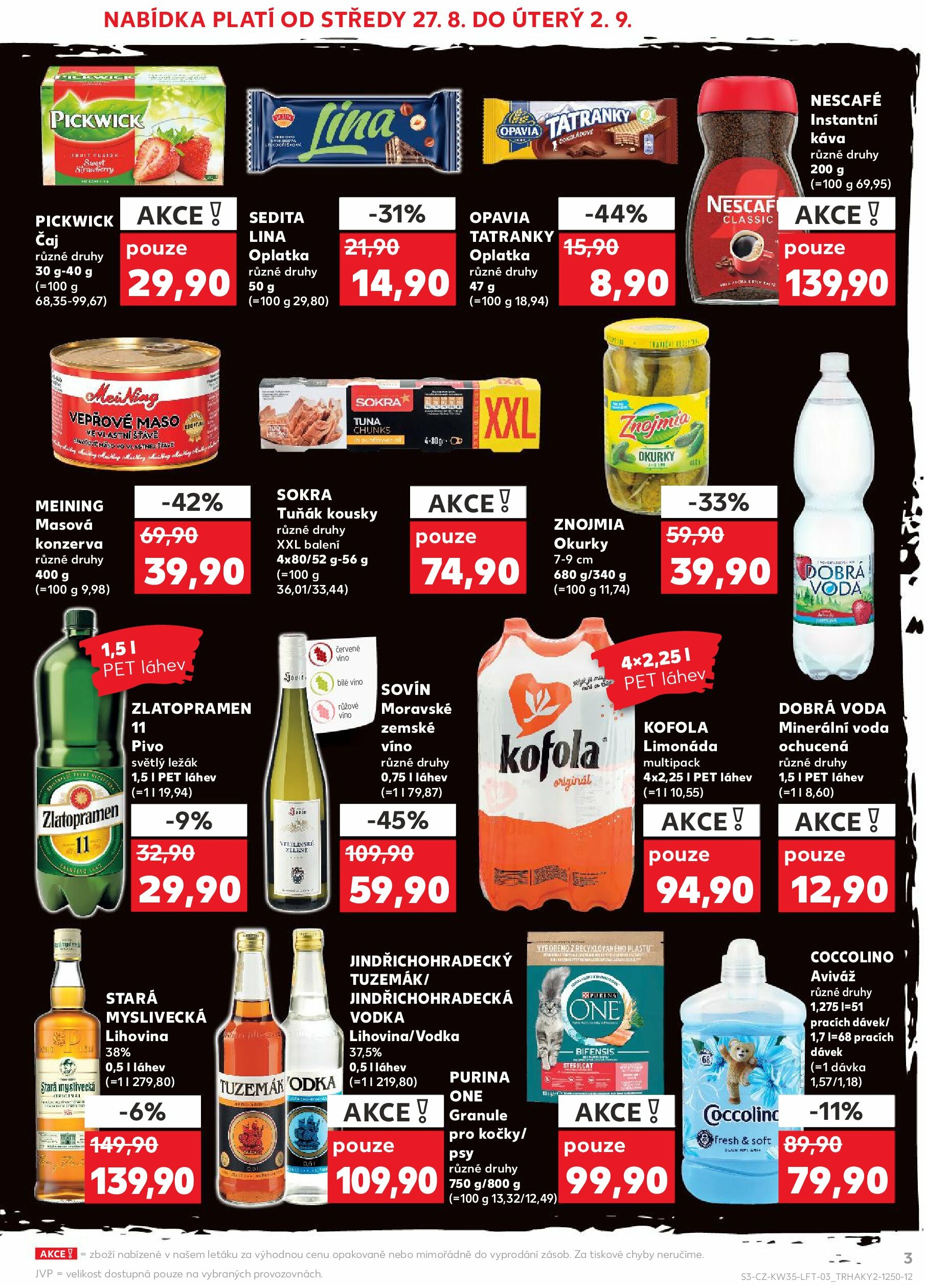 kaufland - Leták Kaufland Ostrava od 27.08. do 02.09. - page: 3 kaufland - Leták Kaufland Ostrava od 27.08. do 02.09. - page: 3