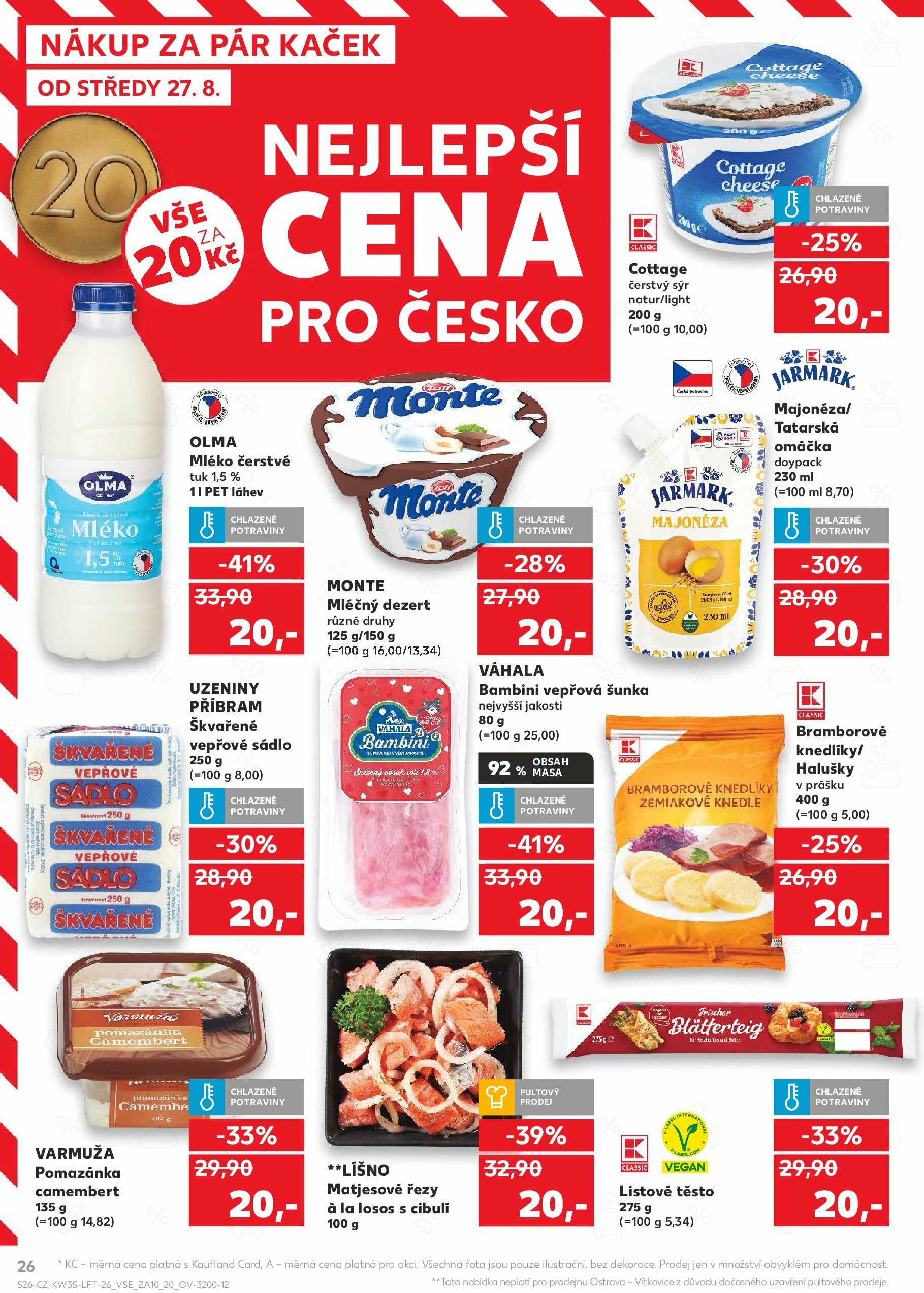 kaufland - Leták Kaufland Ostrava od 27.08. do 02.09. - page: 26 kaufland - Leták Kaufland Ostrava od 27.08. do 02.09. - page: 26