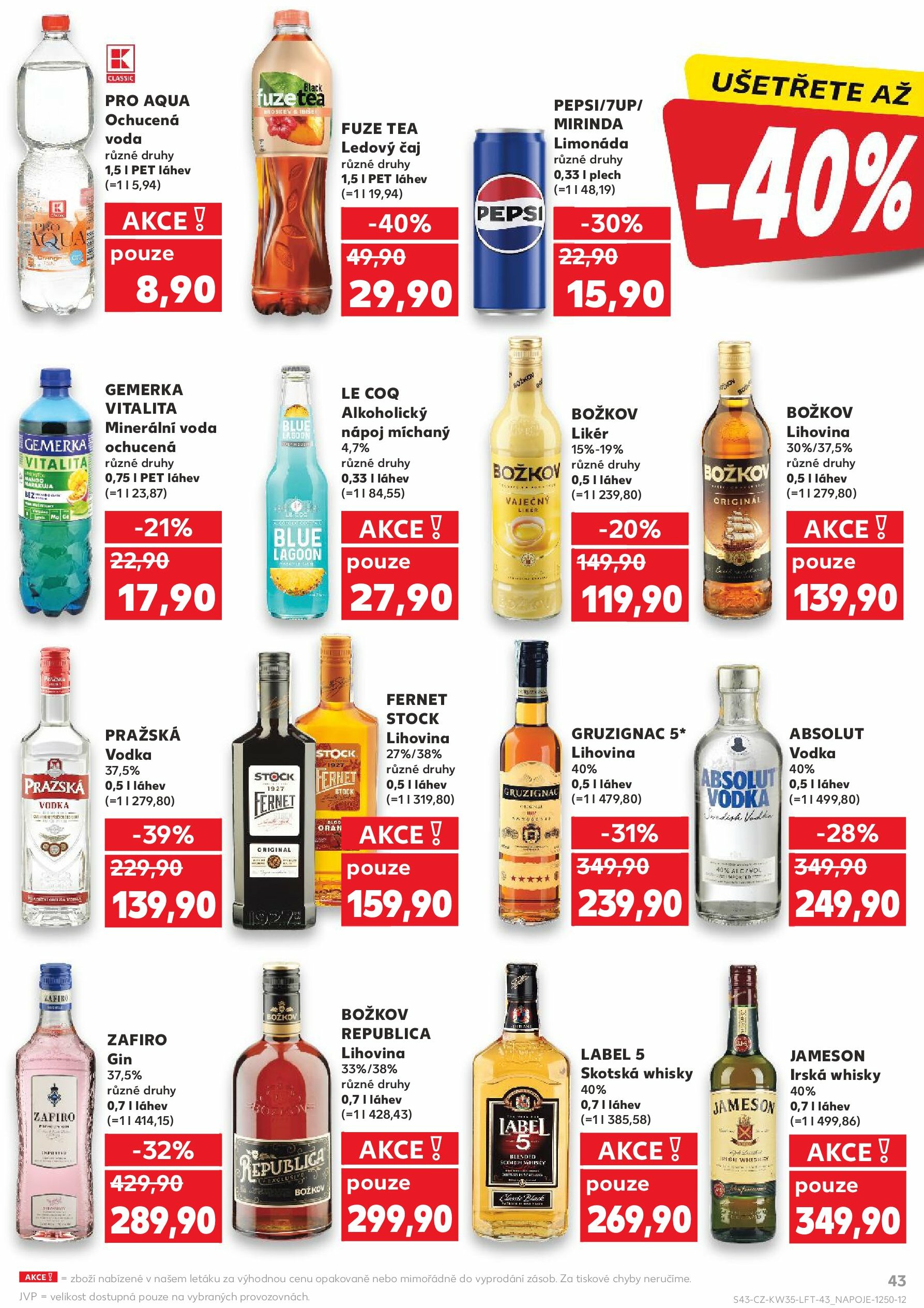 kaufland - Leták Kaufland Ostrava od 27.08. do 02.09. - page: 43 kaufland - Leták Kaufland Ostrava od 27.08. do 02.09. - page: 43