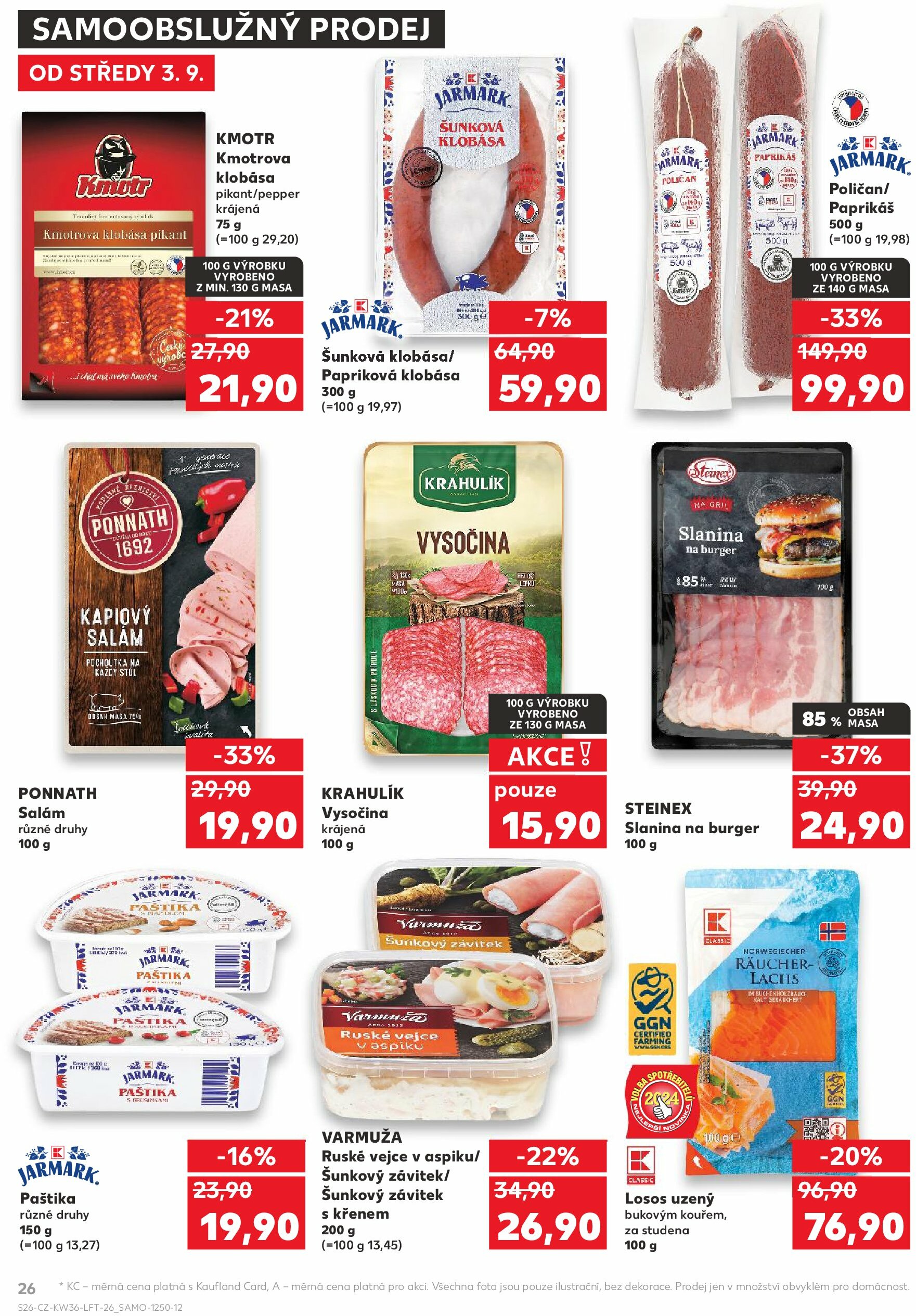 kaufland - Leták Kaufland Kolín od 03.09. do 09.09. - page: 26 kaufland - Leták Kaufland Kolín od 03.09. do 09.09. - page: 26