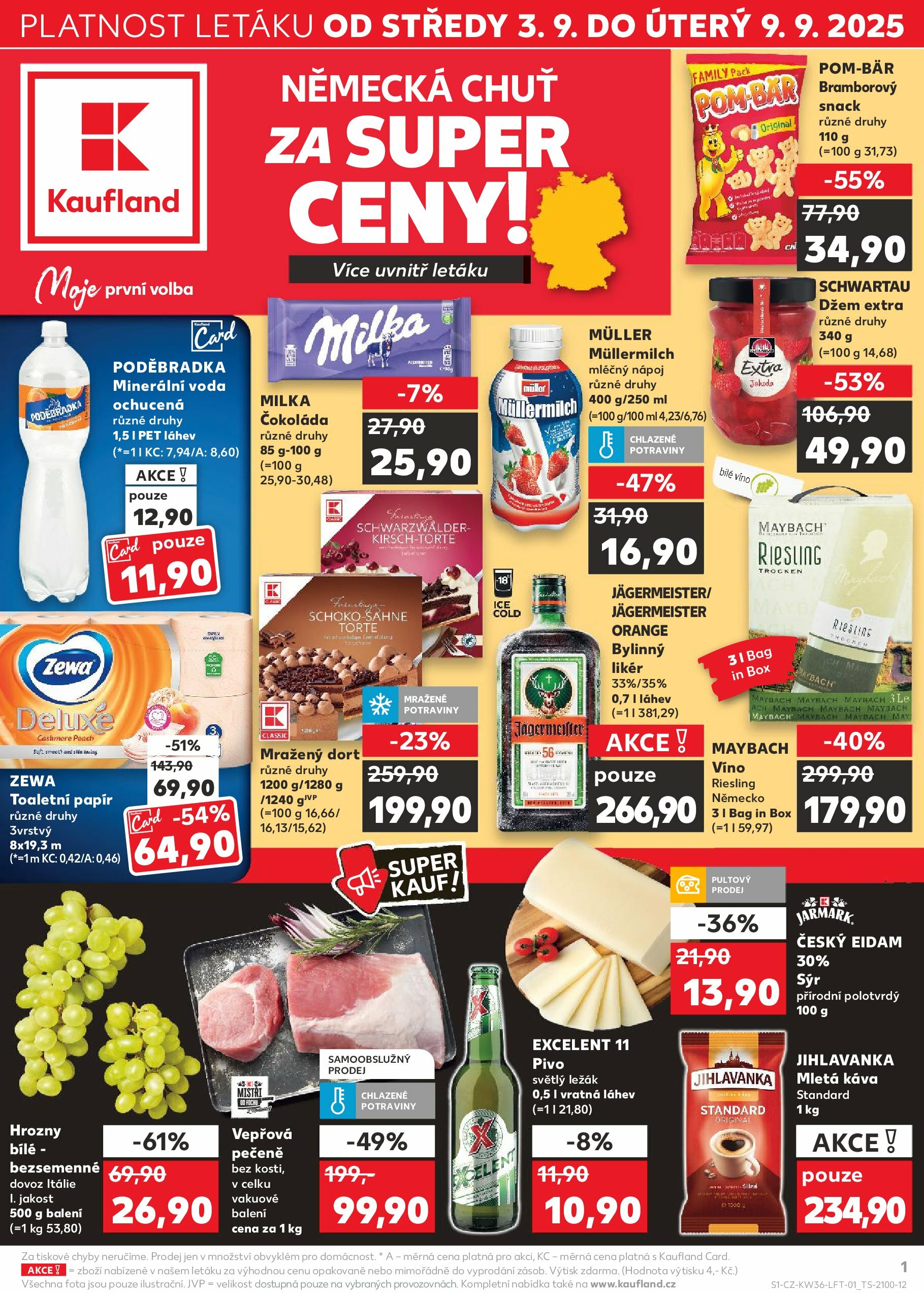 kaufland - Leták Kaufland Ostrava od 03.09. do 09.09.