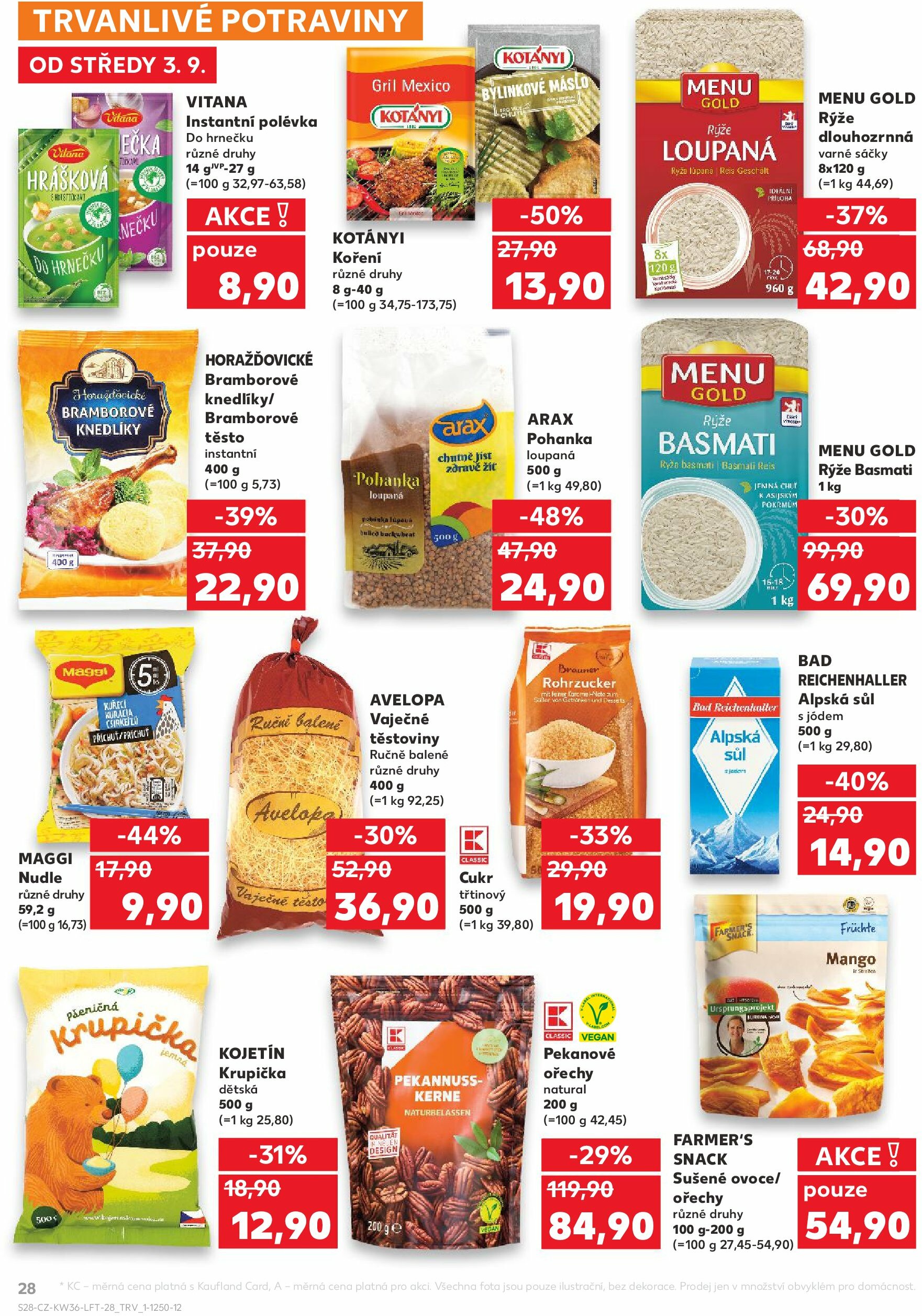 kaufland - Leták Kaufland - Brno od 03.09. do 09.09. - page: 28 kaufland - Leták Kaufland - Brno od 03.09. do 09.09. - page: 28