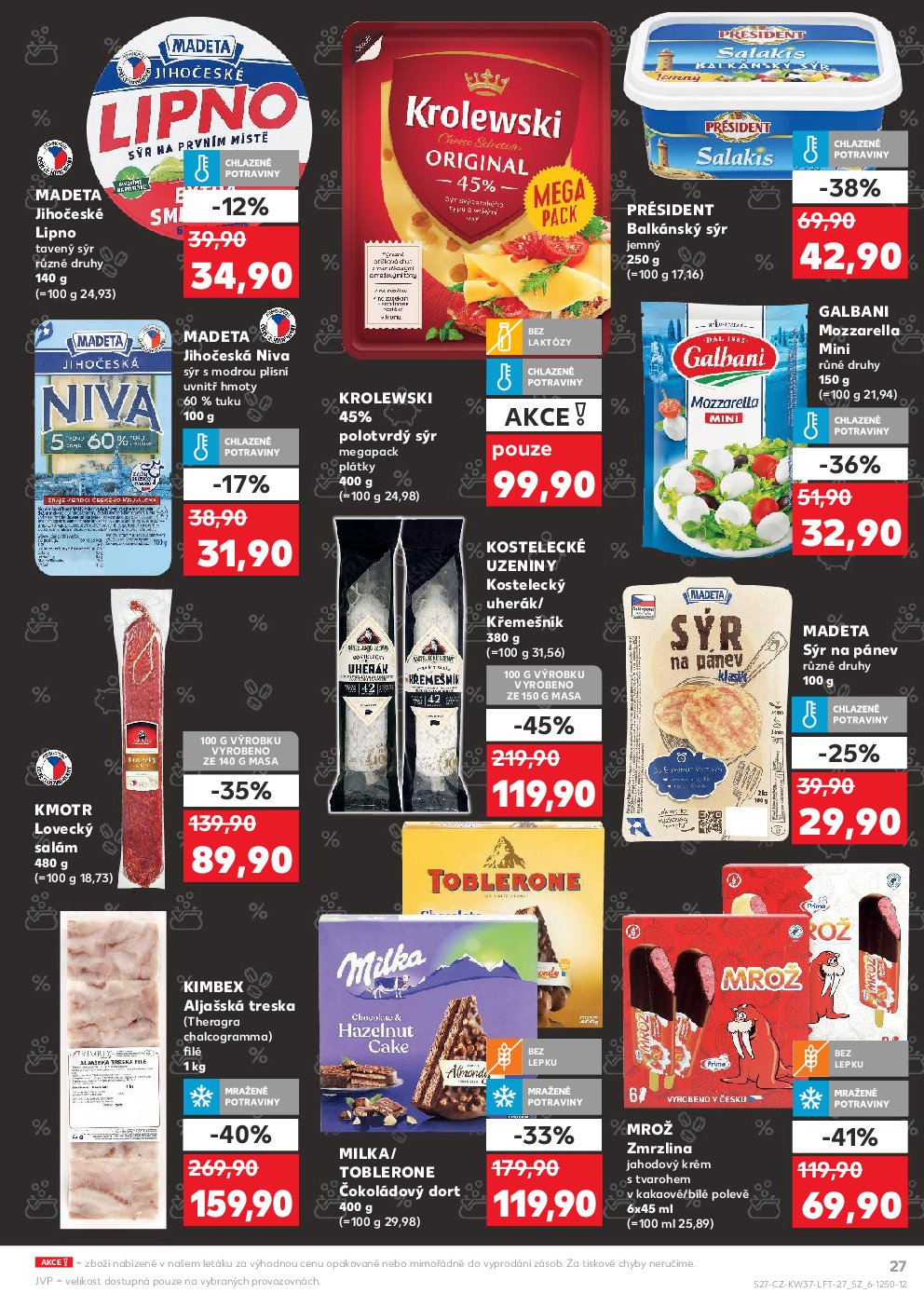 kaufland - Leták Kaufland Brno od 10.09. do 16.09. - page: 27 kaufland - Leták Kaufland Brno od 10.09. do 16.09. - page: 27
