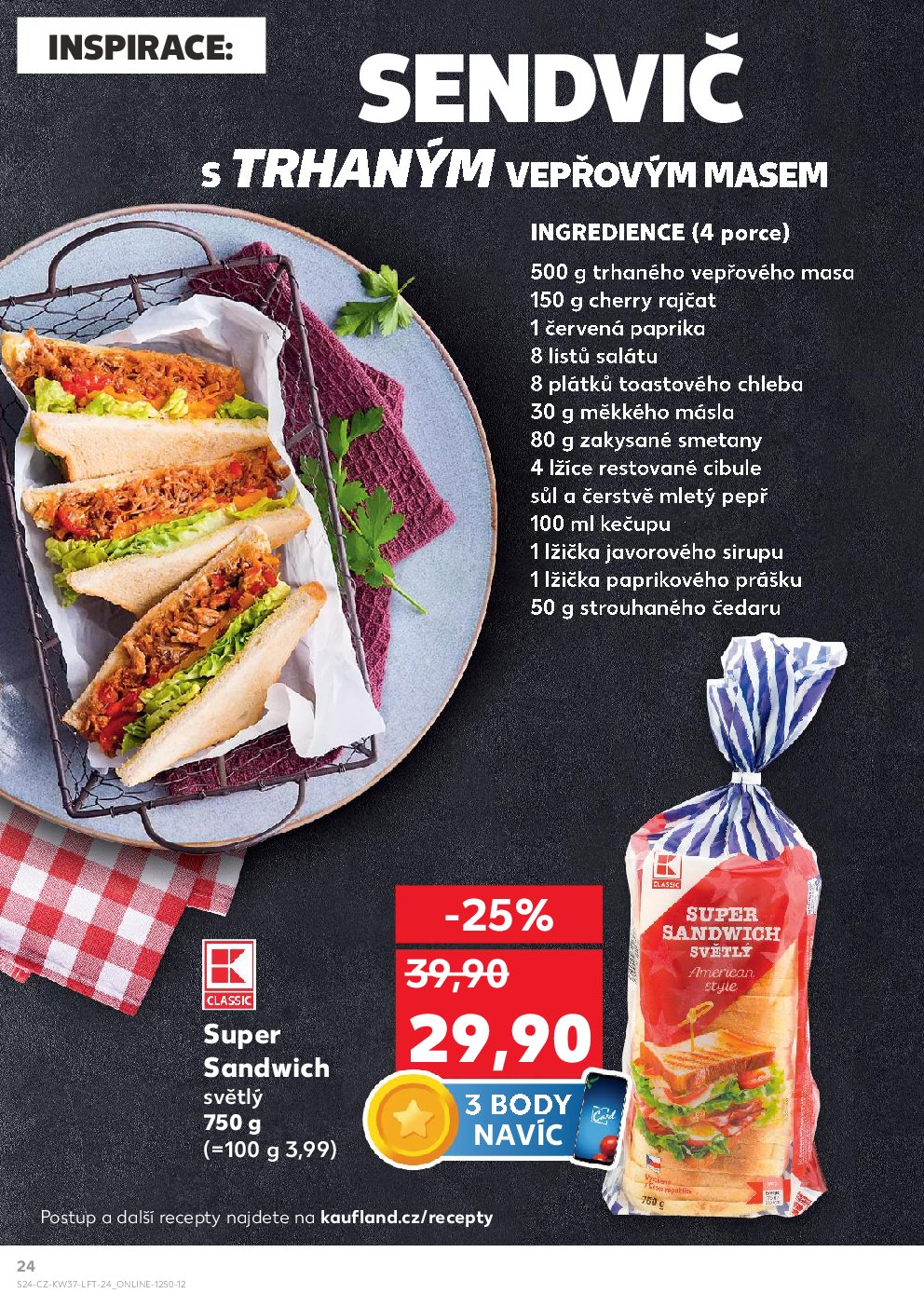 kaufland - Leták Kaufland Brno od 10.09. do 16.09. - page: 24 kaufland - Leták Kaufland Brno od 10.09. do 16.09. - page: 24