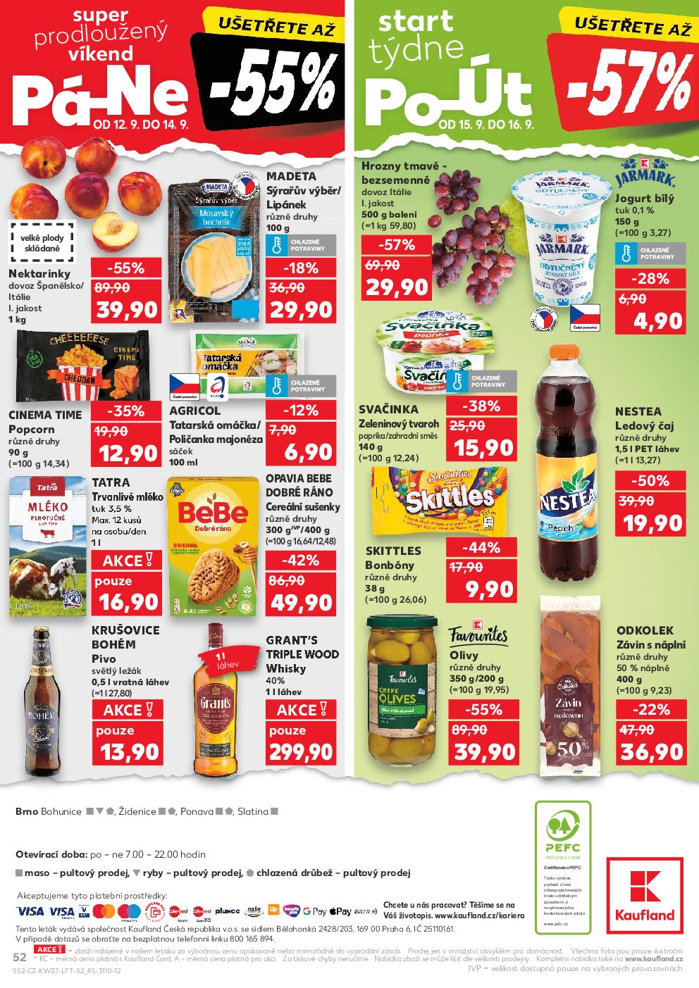 kaufland - Leták Kaufland Brno od 10.09. do 16.09. - page: 52 kaufland - Leták Kaufland Brno od 10.09. do 16.09. - page: 52