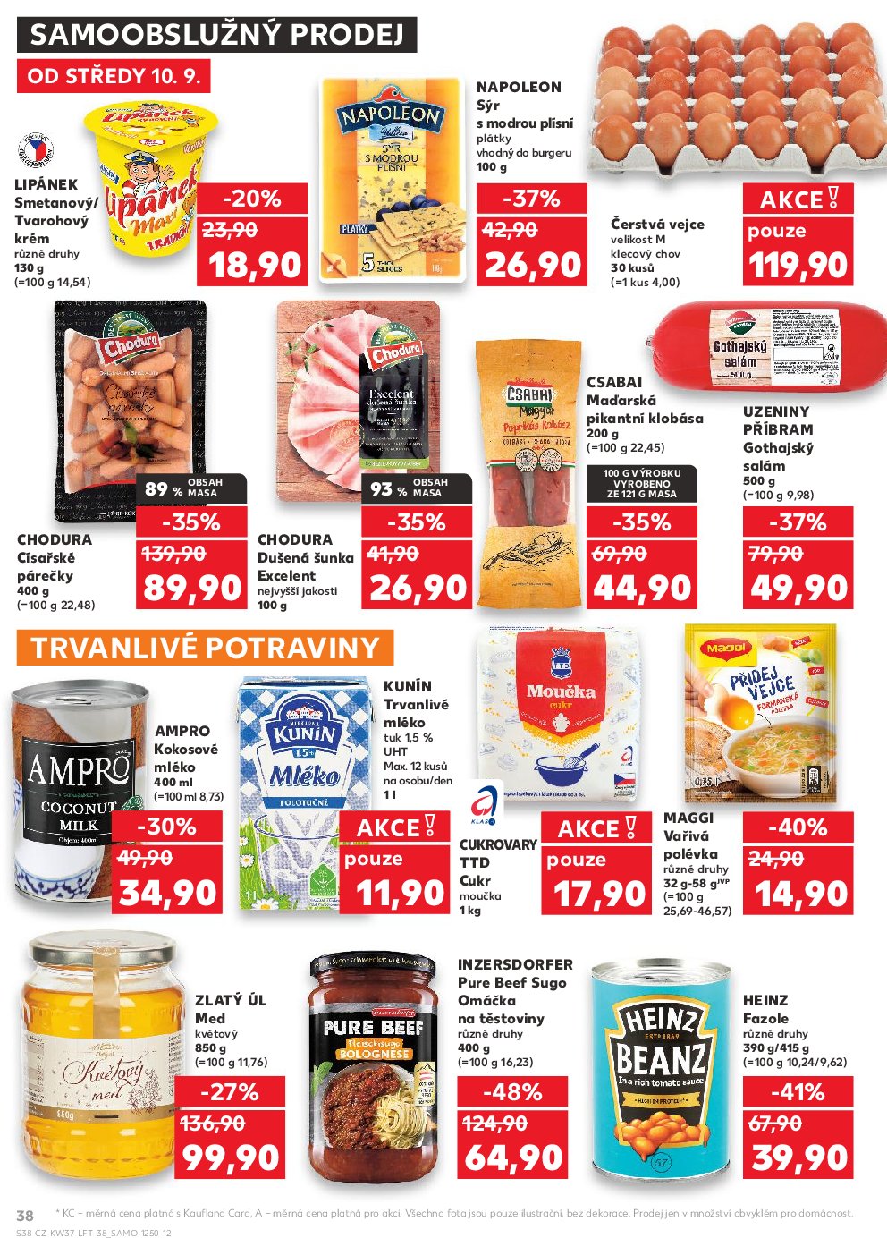 kaufland - Leták Kaufland Kolín od 10.09. do 16.09. - page: 38 kaufland - Leták Kaufland Kolín od 10.09. do 16.09. - page: 38