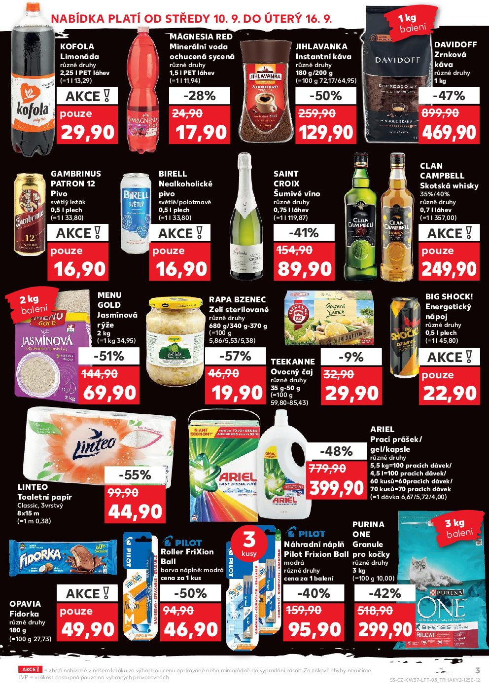 kaufland - Leták Kaufland - Ostrava od 10.09. do 16.09. - page: 3 kaufland - Leták Kaufland - Ostrava od 10.09. do 16.09. - page: 3