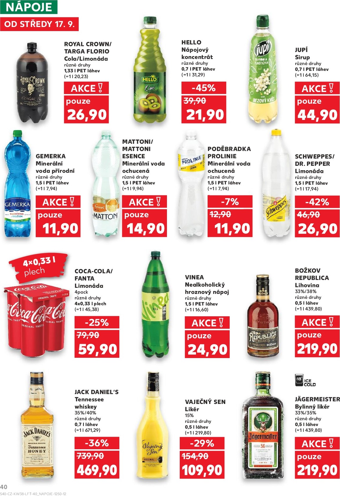 kaufland - Leták Kaufland Brno od 17.09. do 23.09. - page: 40 kaufland - Leták Kaufland Brno od 17.09. do 23.09. - page: 40