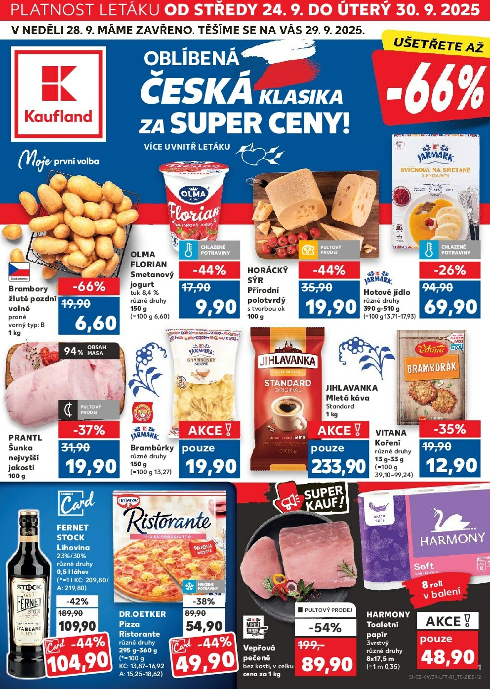 kaufland - Leták Kaufland - Ostrava od 24.09. do 30.09.