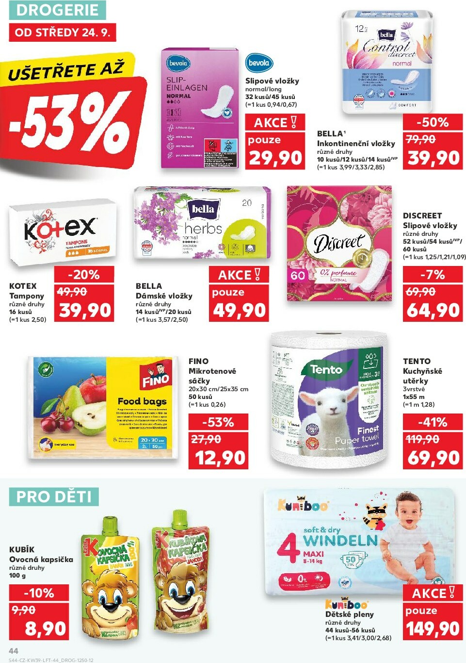 kaufland - Leták Kaufland - Brno od 24.09. do 30.09. - page: 44