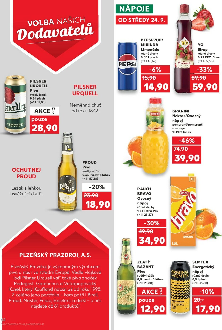 kaufland - Leták Kaufland - Brno od 24.09. do 30.09. - page: 42