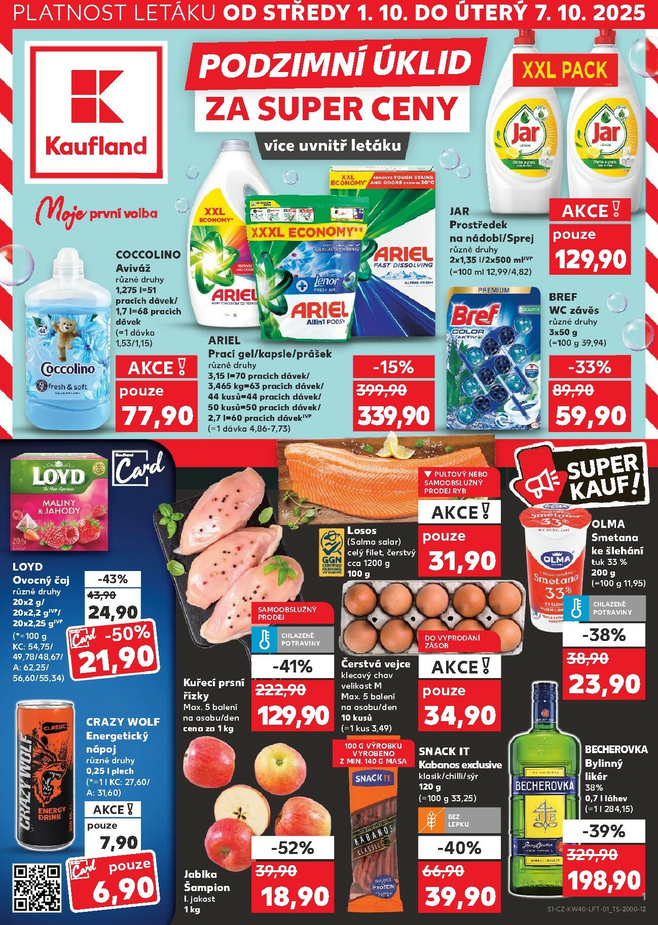 kaufland - Leták Kaufland Praha 4 od 01.10. do 07.10.