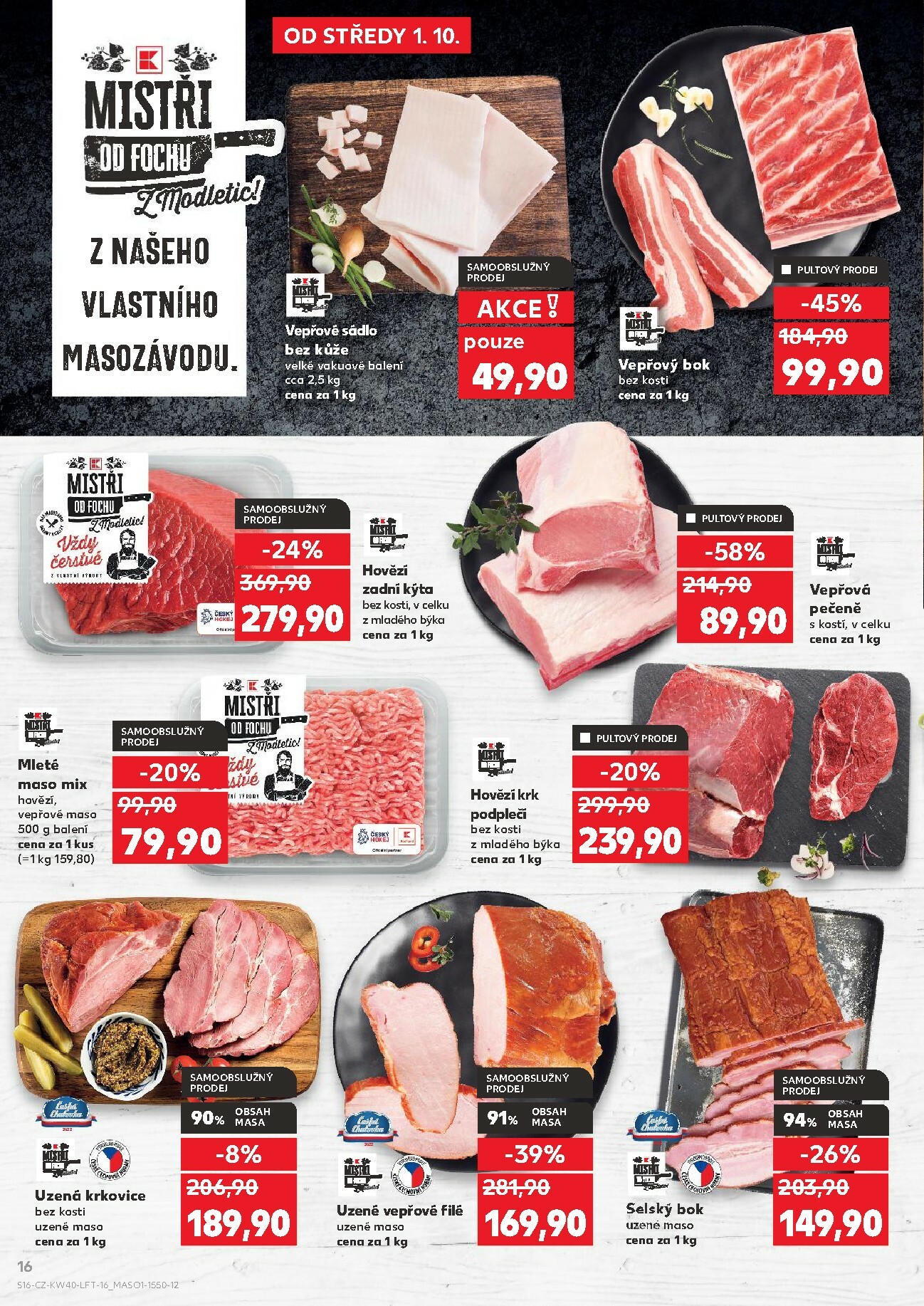 kaufland - Leták Kaufland Praha 4 od 01.10. do 07.10. - page: 16