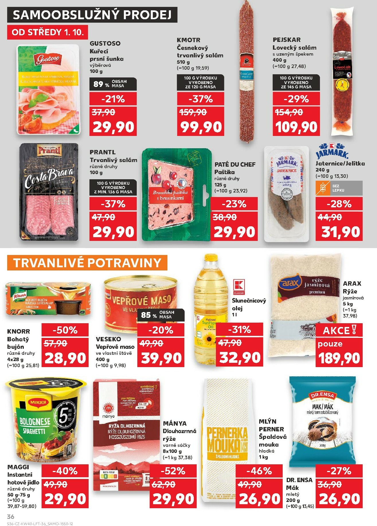 kaufland - Leták Kaufland Kolín od 01.10. do 07.10. - page: 36