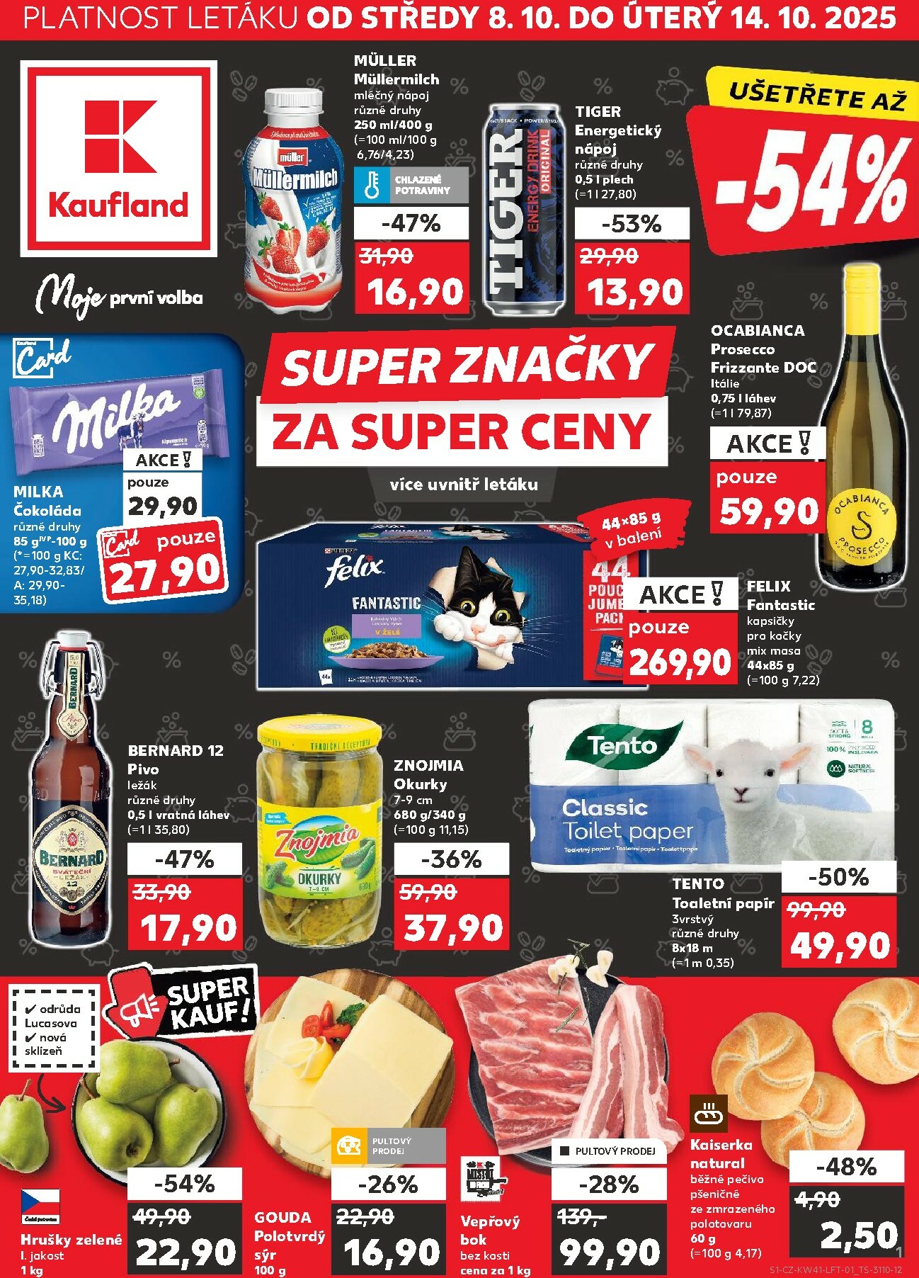 kaufland - Aktuální leták Kaufland Brno od 08.10. do 14.10.