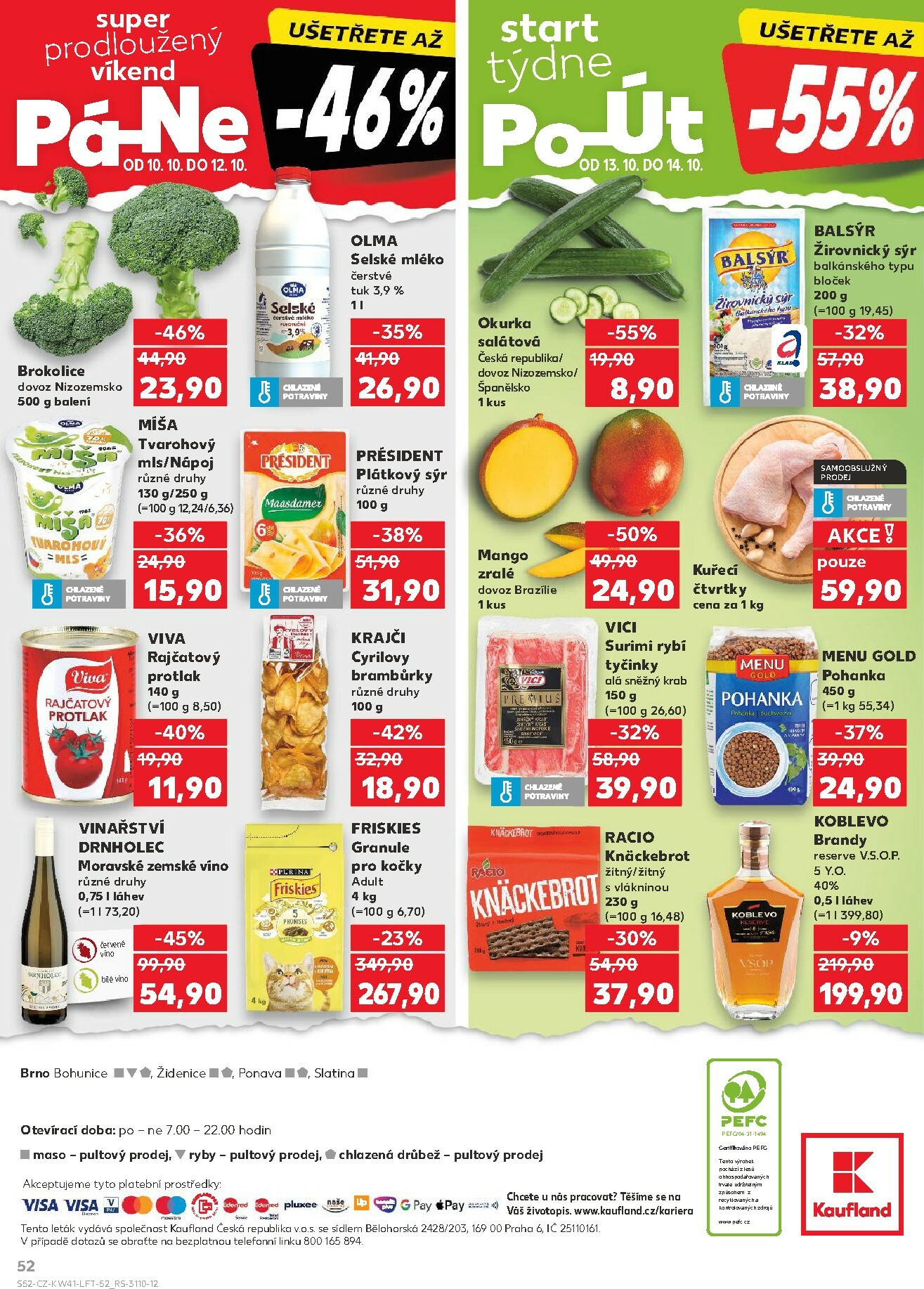 kaufland - Aktuální leták Kaufland Brno od 08.10. do 14.10. - page: 52