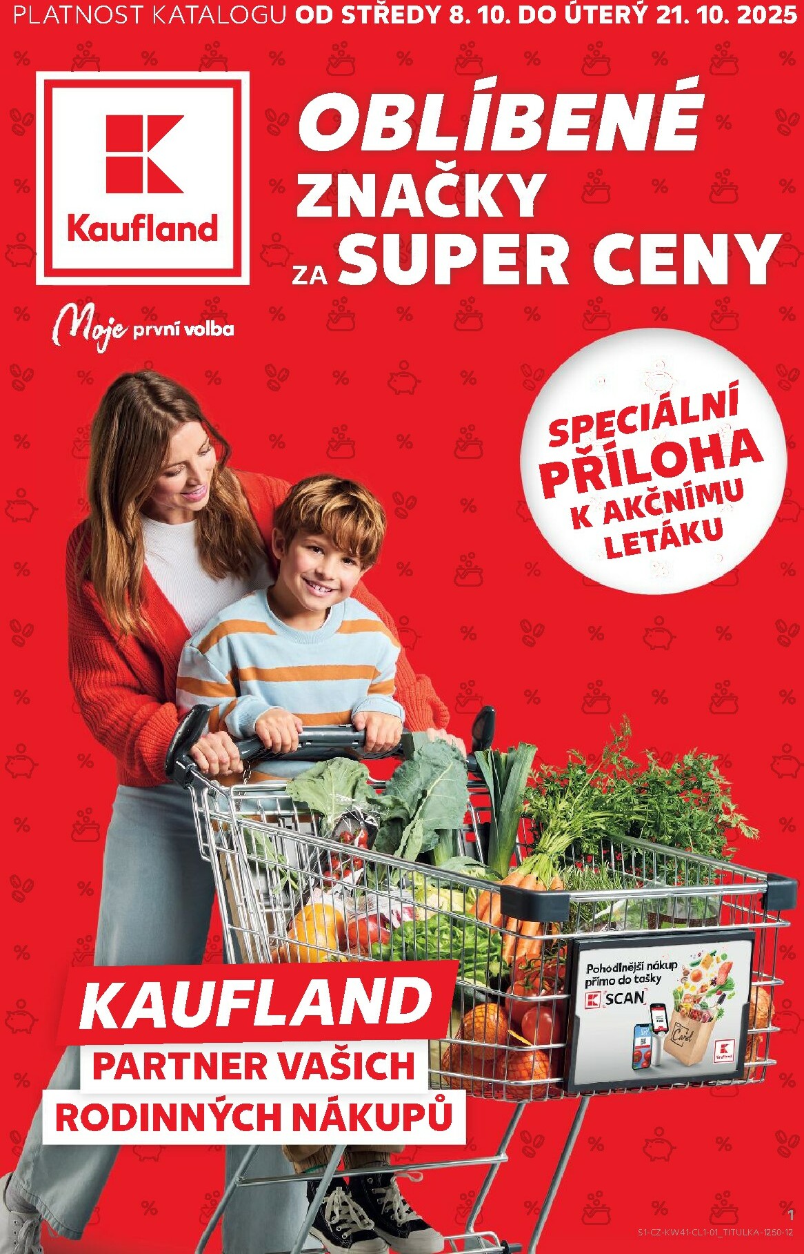 kaufland - Aktuální leták Kaufland Praha 4 - Oblíbené značky od 08.10. do 21.10.
