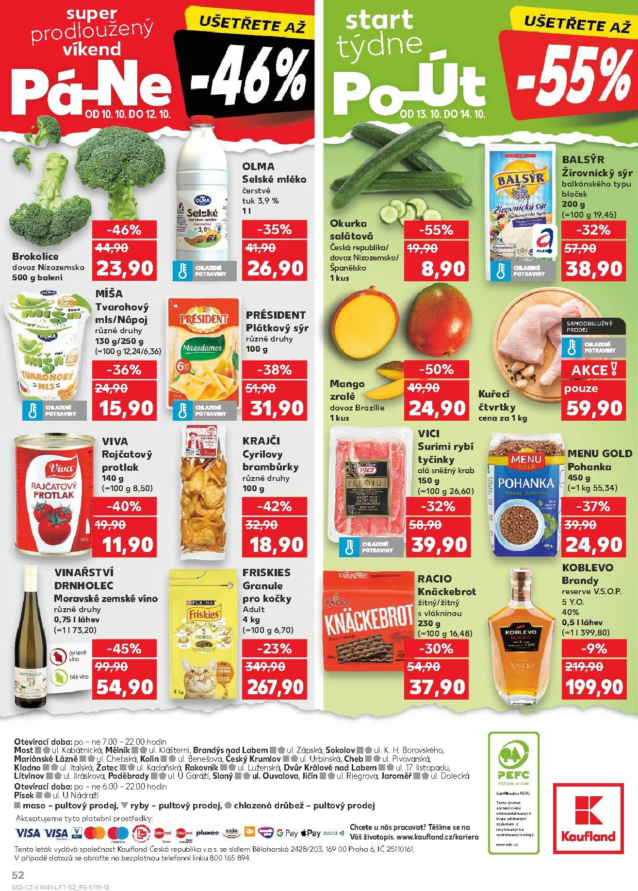kaufland - Aktuální leták Kaufland Kolín od 08.10. do 14.10. - page: 52 kaufland - Aktuální leták Kaufland Kolín od 08.10. do 14.10. - page: 52