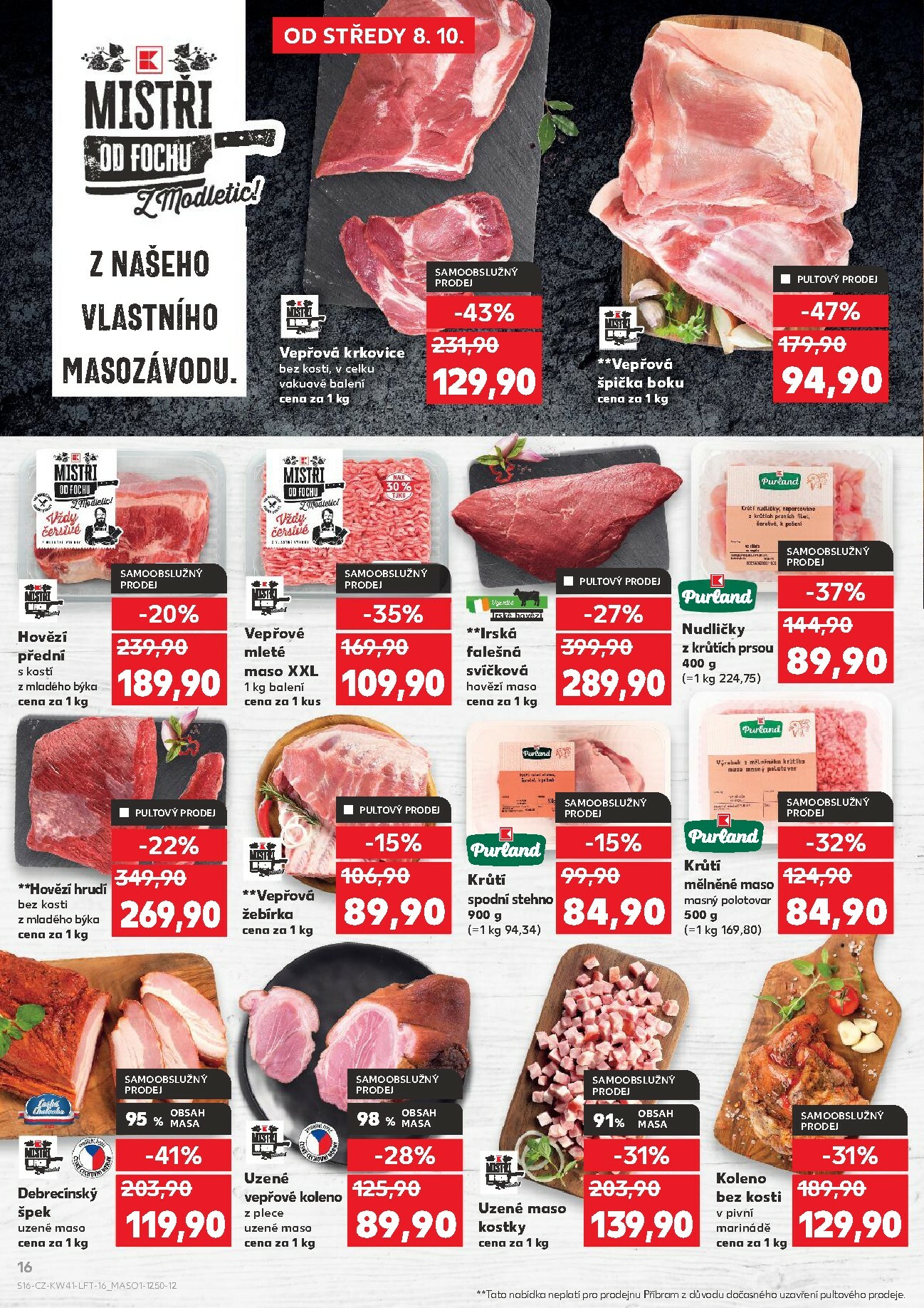 kaufland - Aktuální leták Kaufland Kolín od 08.10. do 14.10. - page: 16 kaufland - Aktuální leták Kaufland Kolín od 08.10. do 14.10. - page: 16
