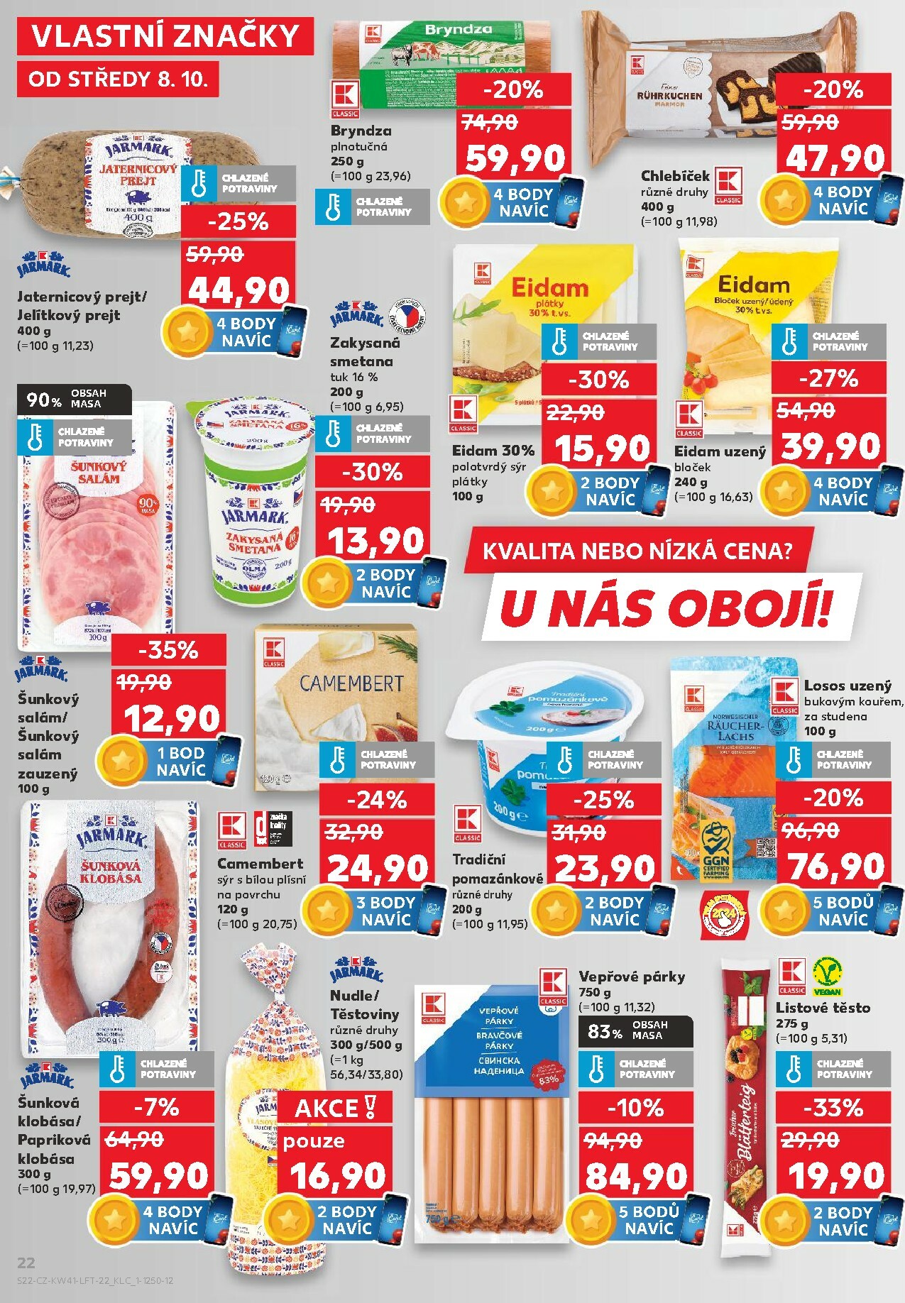 kaufland - Aktuální leták Kaufland Kolín od 08.10. do 14.10. - page: 22 kaufland - Aktuální leták Kaufland Kolín od 08.10. do 14.10. - page: 22