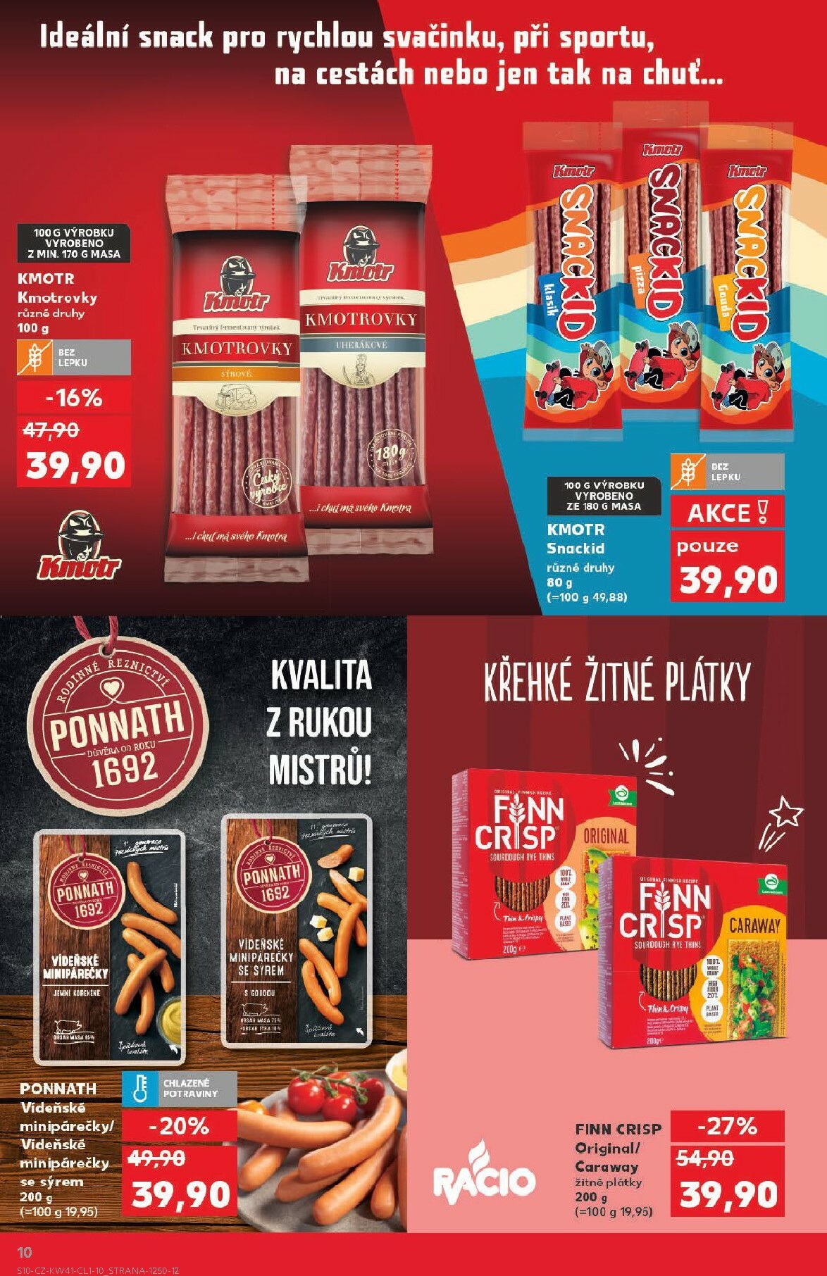 kaufland - Aktuální leták Kaufland Kolín - Oblíbené značky od 08.10. do 21.10. - page: 10
