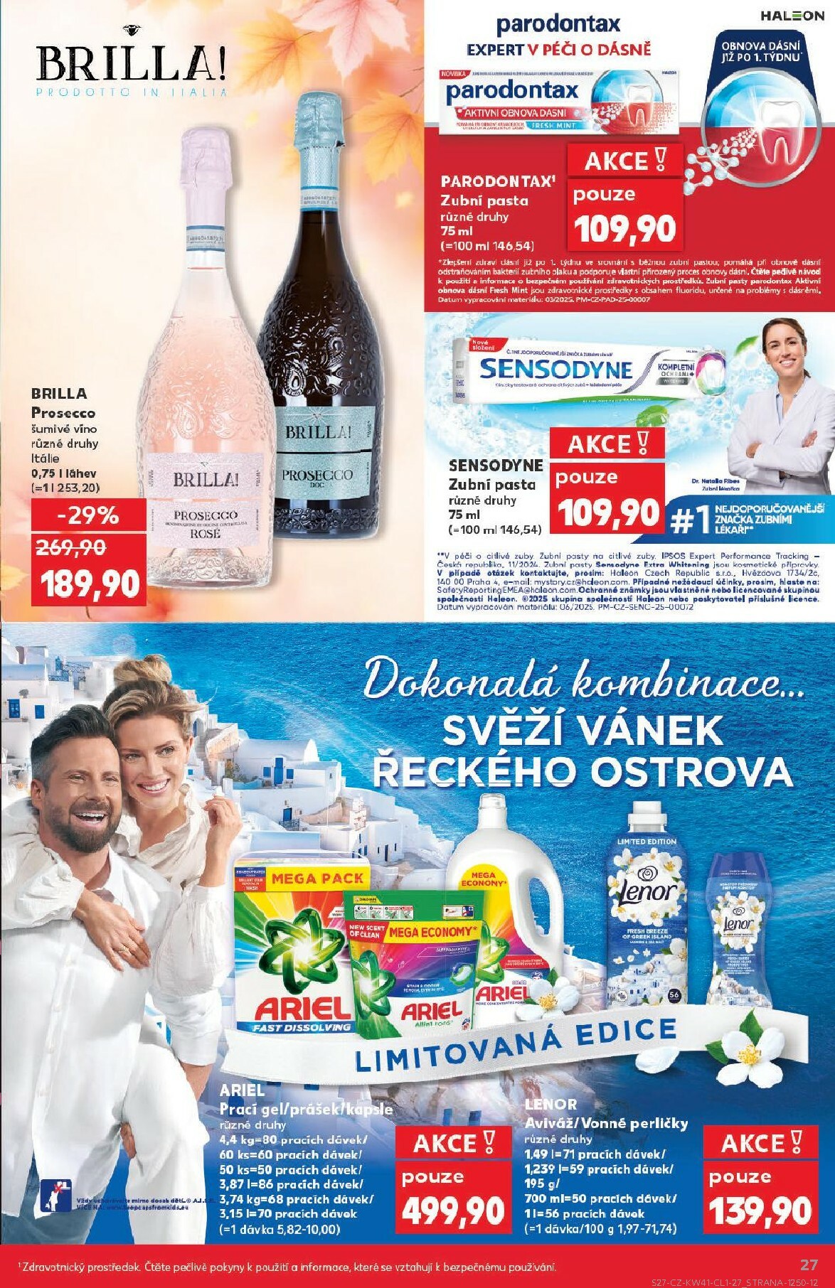 kaufland - Aktuální leták Kaufland Kolín - Oblíbené značky od 08.10. do 21.10. - page: 27