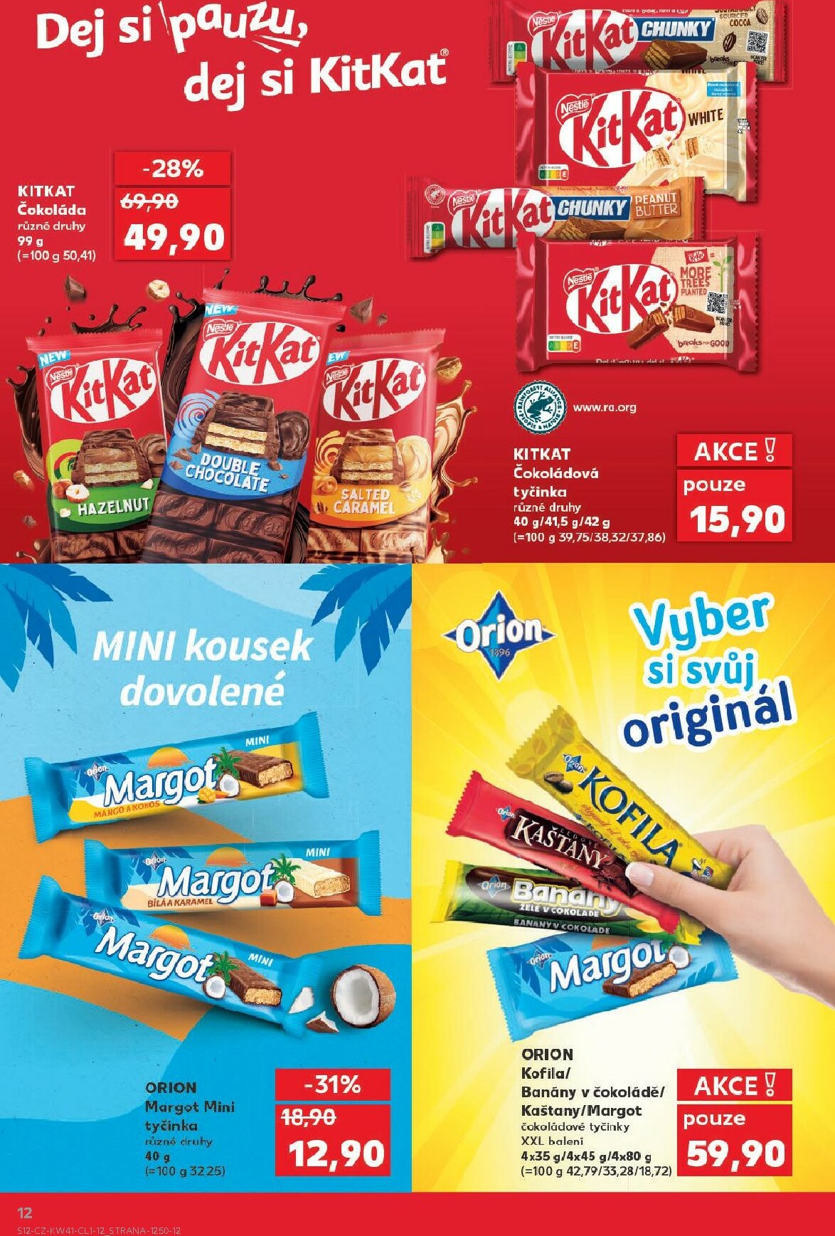 kaufland - Aktuální leták Kaufland Kolín - Oblíbené značky od 08.10. do 21.10. - page: 12