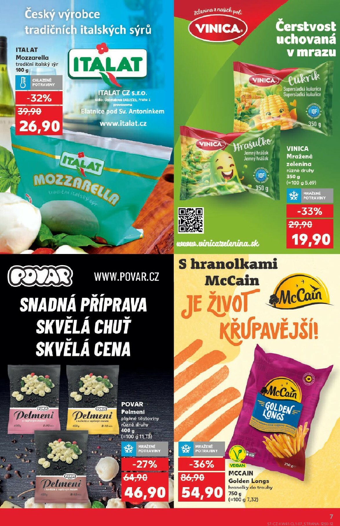 kaufland - Aktuální leták Kaufland Kolín - Oblíbené značky od 08.10. do 21.10. - page: 7