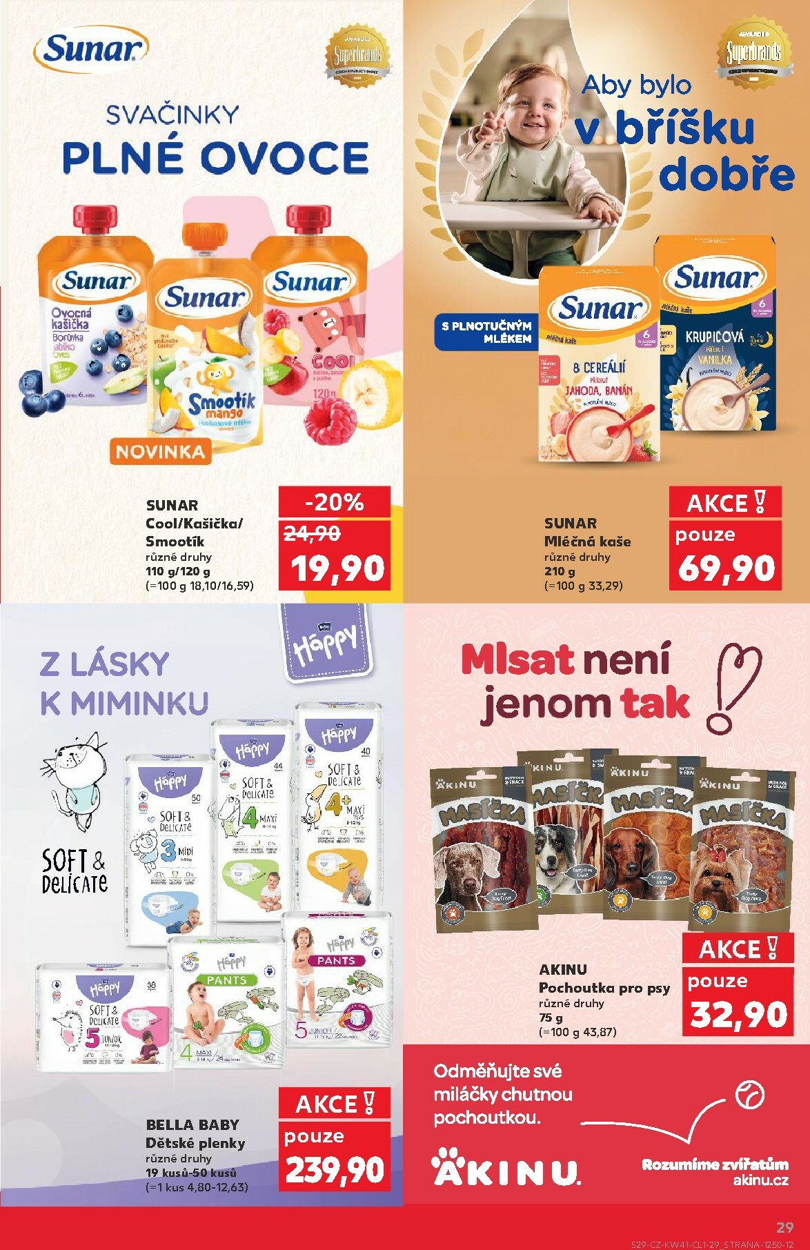 kaufland - Aktuální leták Kaufland Kolín - Oblíbené značky od 08.10. do 21.10. - page: 29