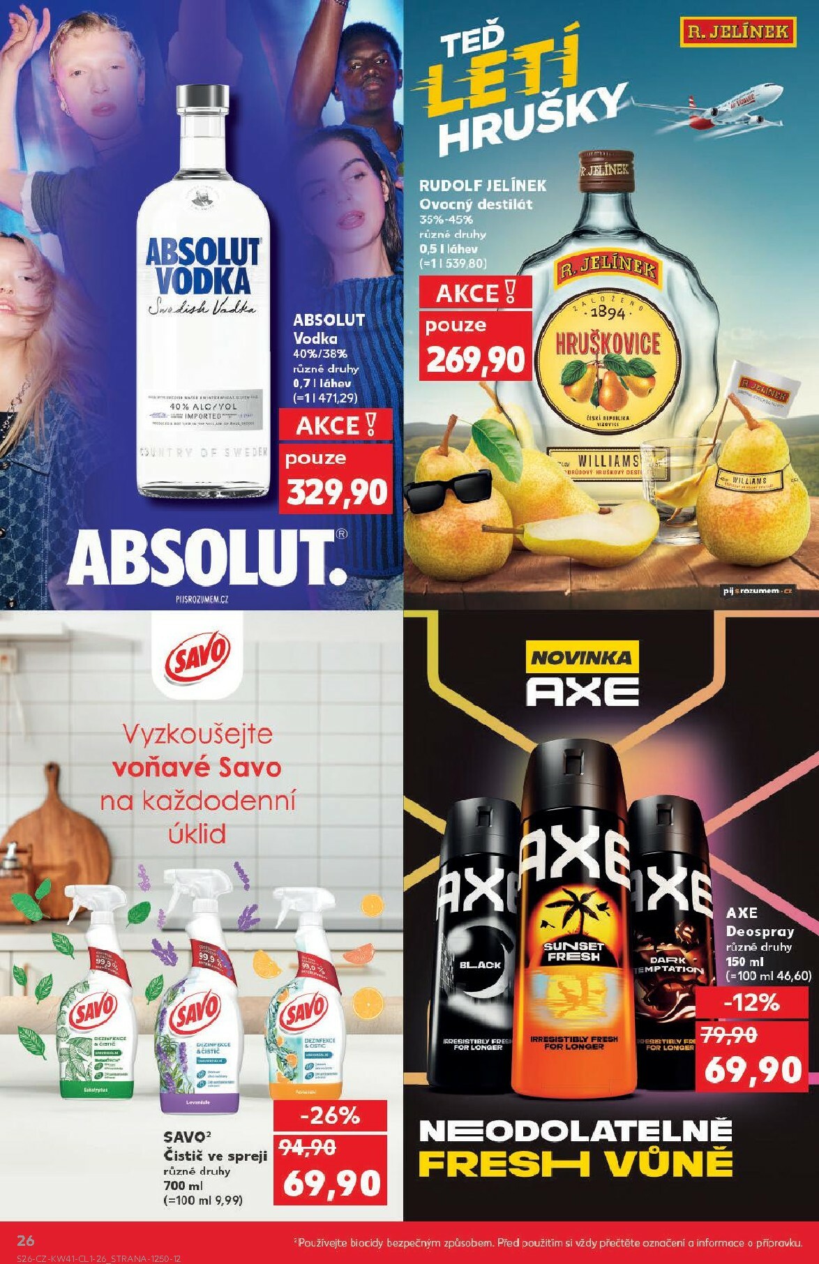 kaufland - Aktuální leták Kaufland Kolín - Oblíbené značky od 08.10. do 21.10. - page: 26