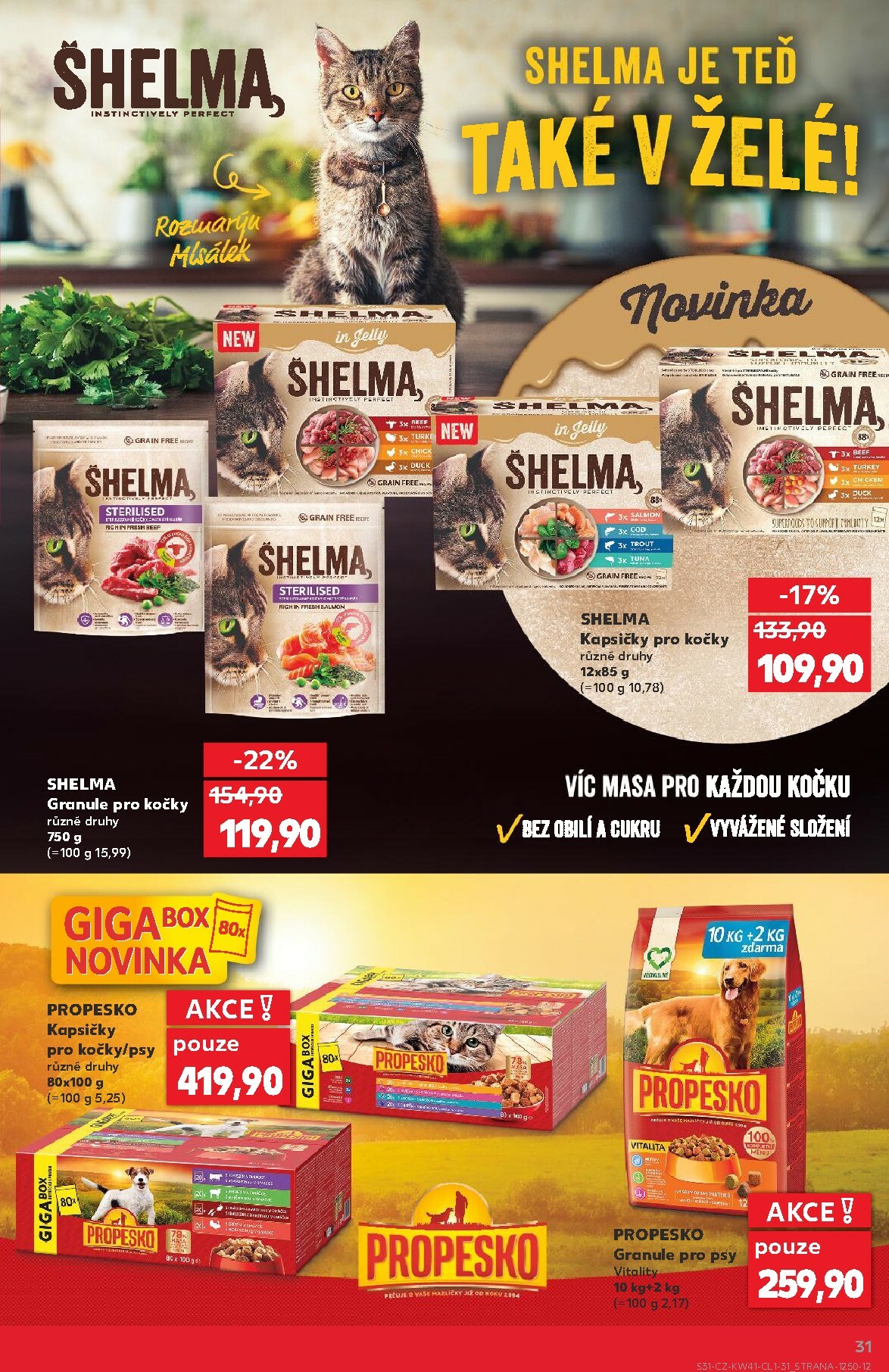 kaufland - Aktuální leták Kaufland Kolín - Oblíbené značky od 08.10. do 21.10. - page: 31