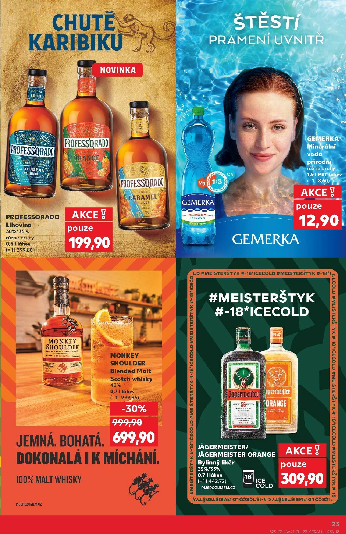 kaufland - Aktuální leták Kaufland Kolín - Oblíbené značky od 08.10. do 21.10. - page: 23