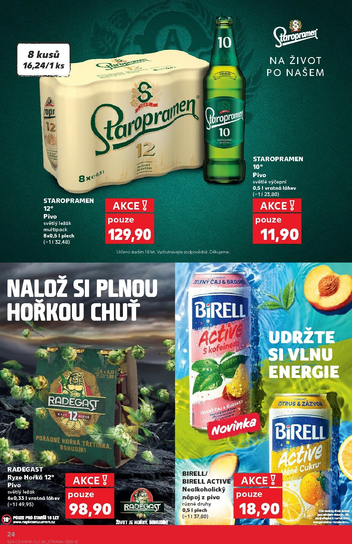 kaufland - Aktuální leták Kaufland Kolín - Oblíbené značky od 08.10. do 21.10. - page: 24
