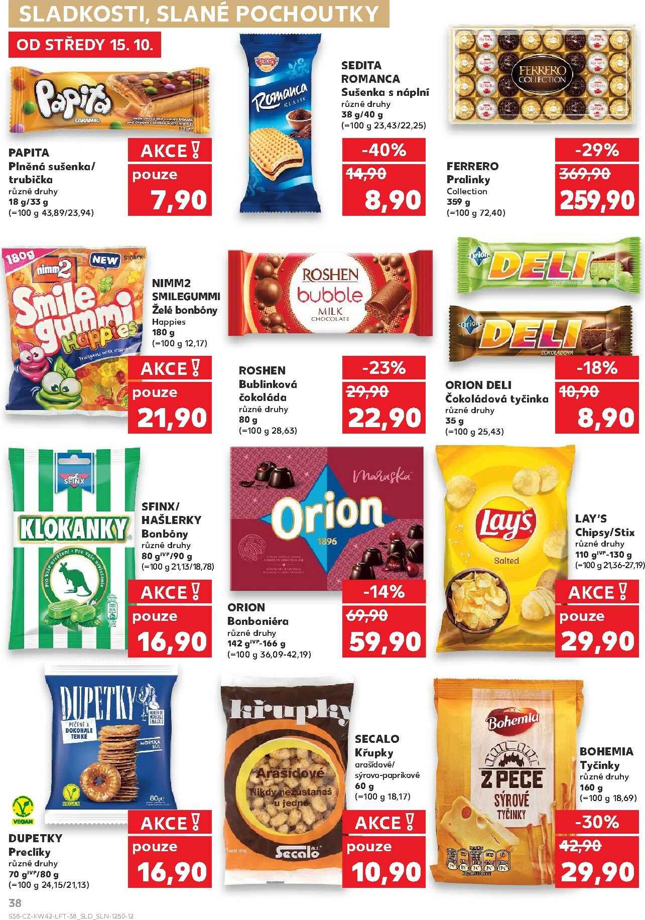kaufland - Aktuální leták Kaufland Kolín od 15.10. do 21.10. - page: 38 kaufland - Aktuální leták Kaufland Kolín od 15.10. do 21.10. - page: 38
